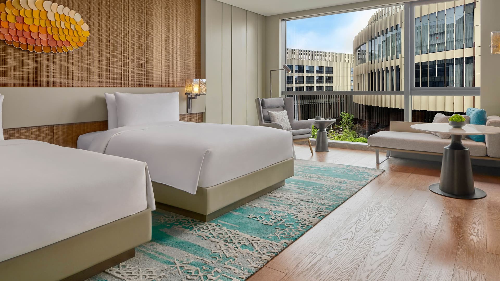 Hyatt Regency Shanghai Lingang Twin Beds With Garden View