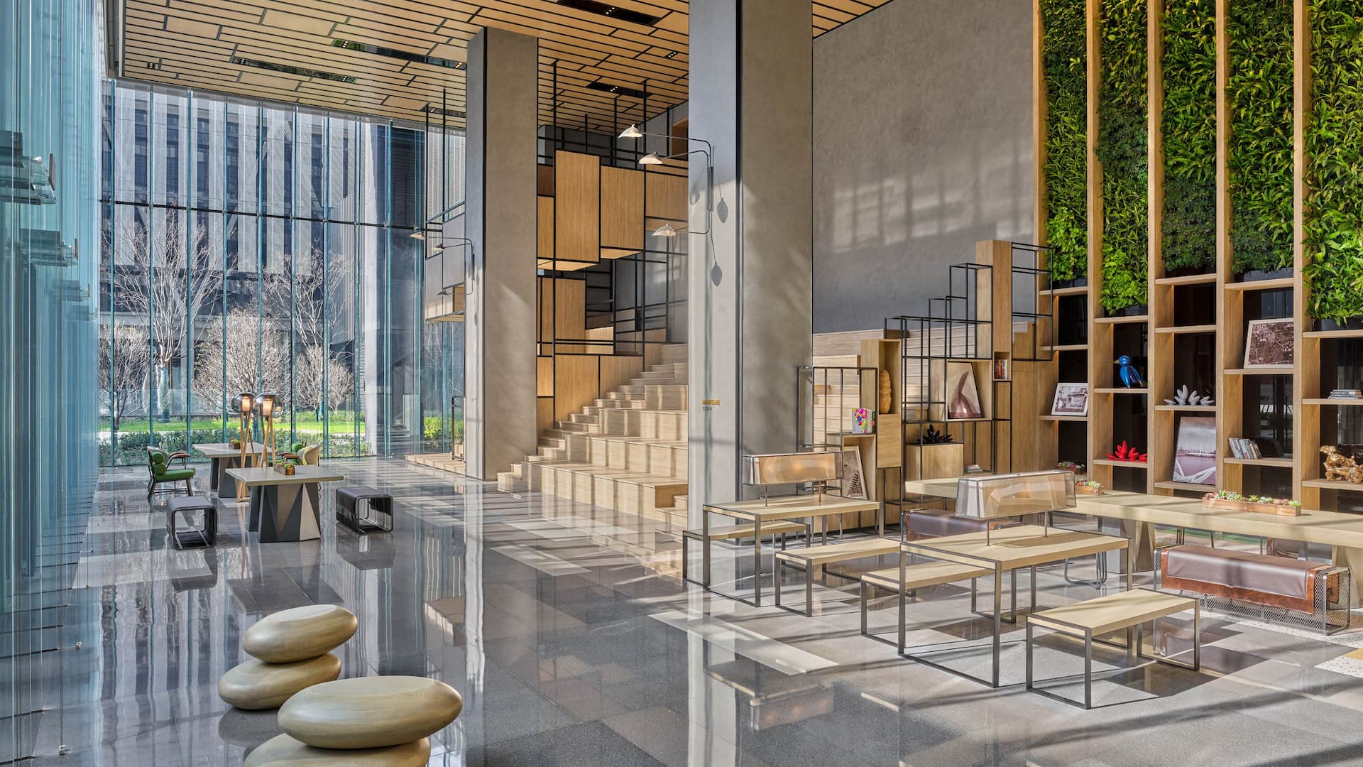 Hyatt Place Shanghai Lingang Xinchen International Conference Center Amphitheatre Tables