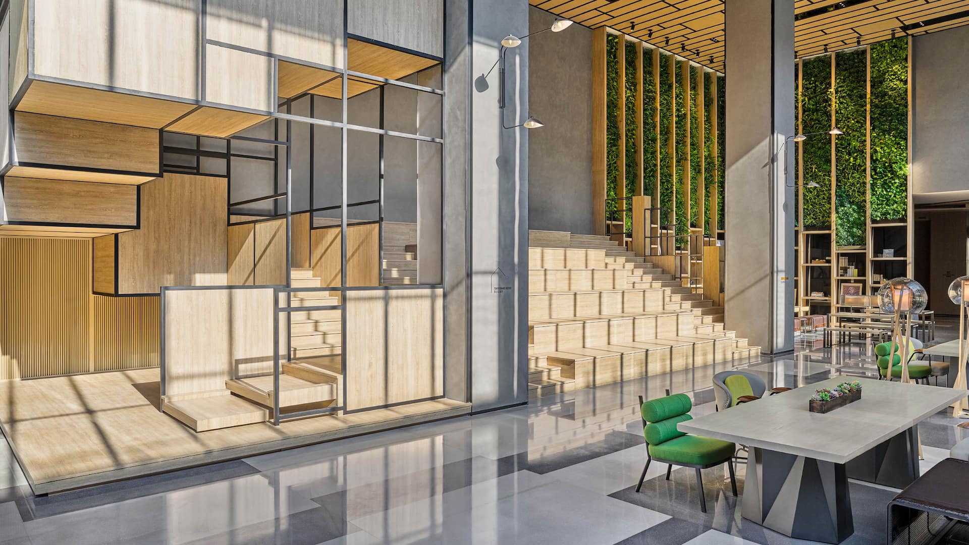 1 of 1 Hyatt Place Shanghai Lingang Xinchen International Conference Center Amphitheatre Stairway