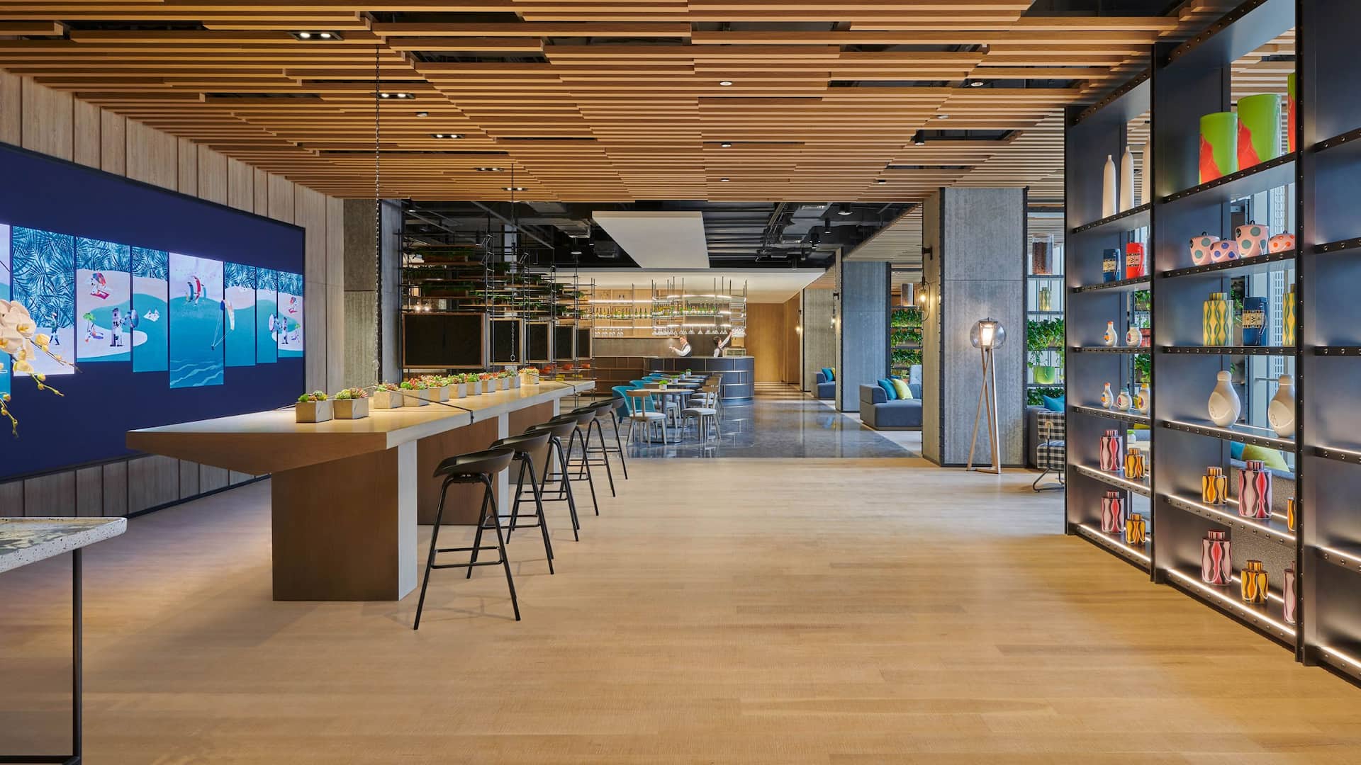 Hyatt Place Shanghai Lingang Xinchen International Conference Center Townsquare Bistro Layout