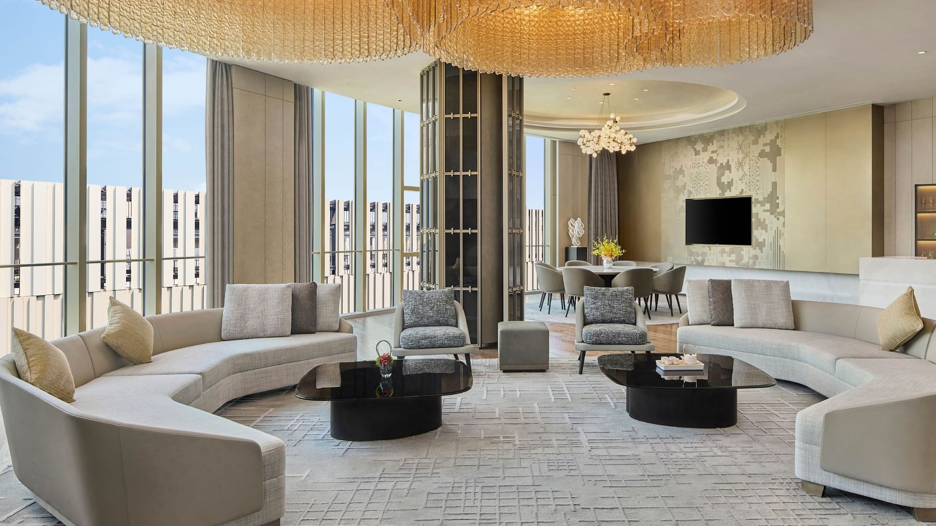 Hyatt Regency Shanghai Lingang Presidential Suite Living Room