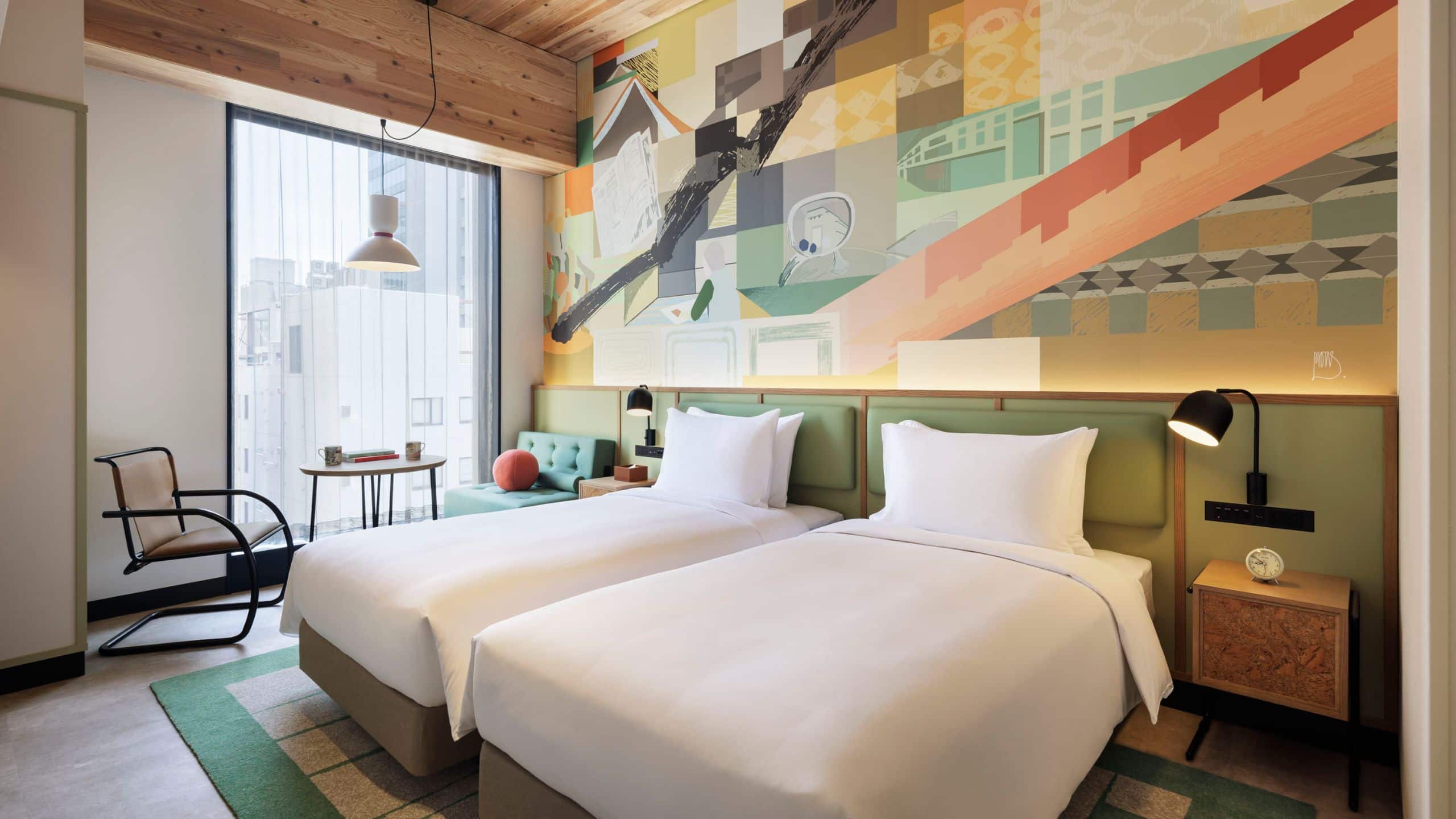 Caption by Hyatt Kabutocho Tokyo Twin Guestroom