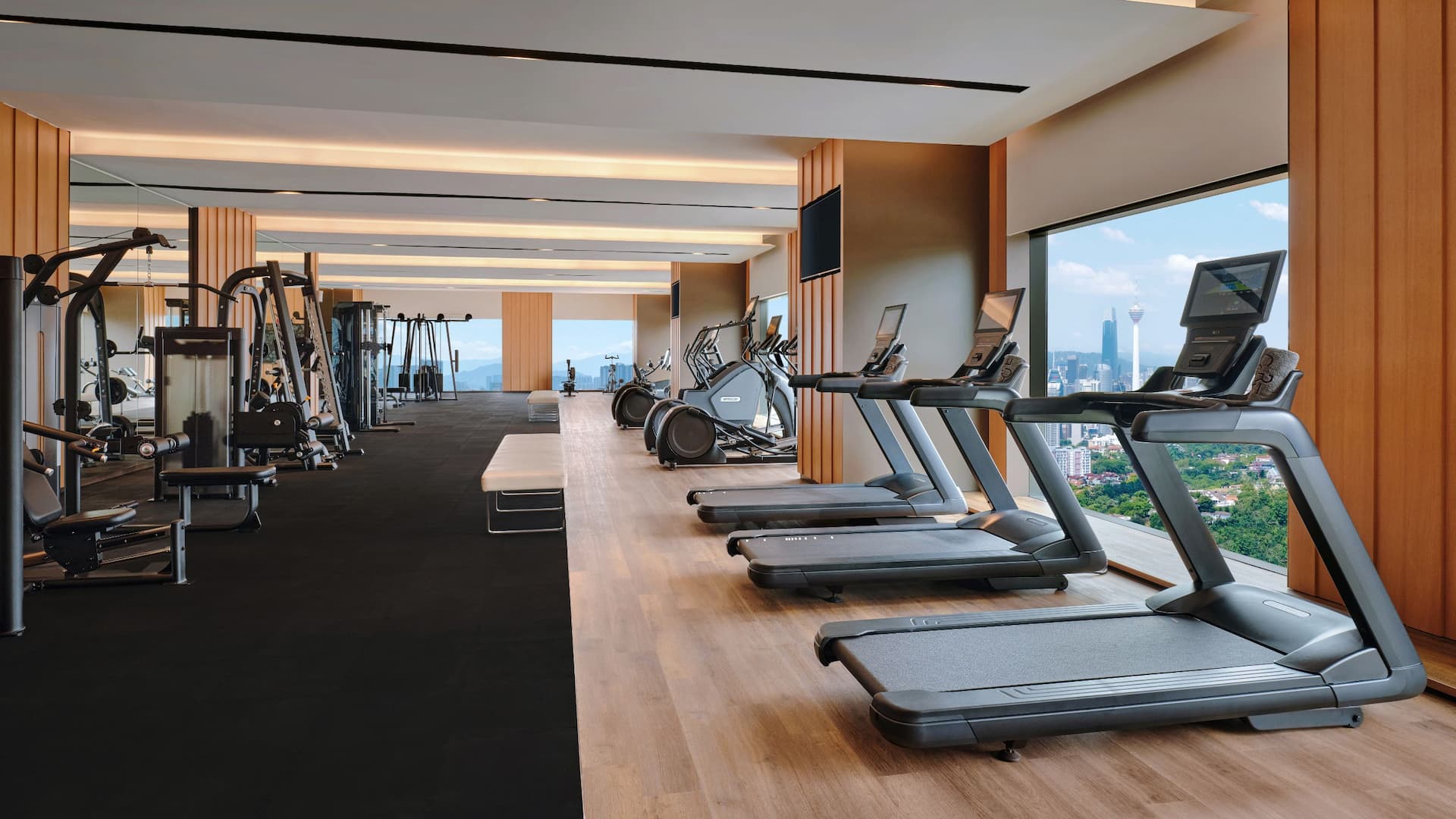 Hyatt Regency Kuala Lumpur at KL Midtown Gym View