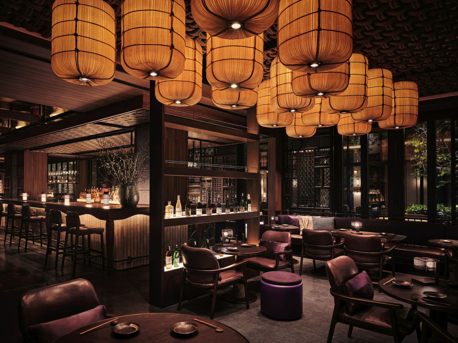 Hyatt Regency Kuala Lumpur at KL Midtown Enso Izakaya Bar Seating View