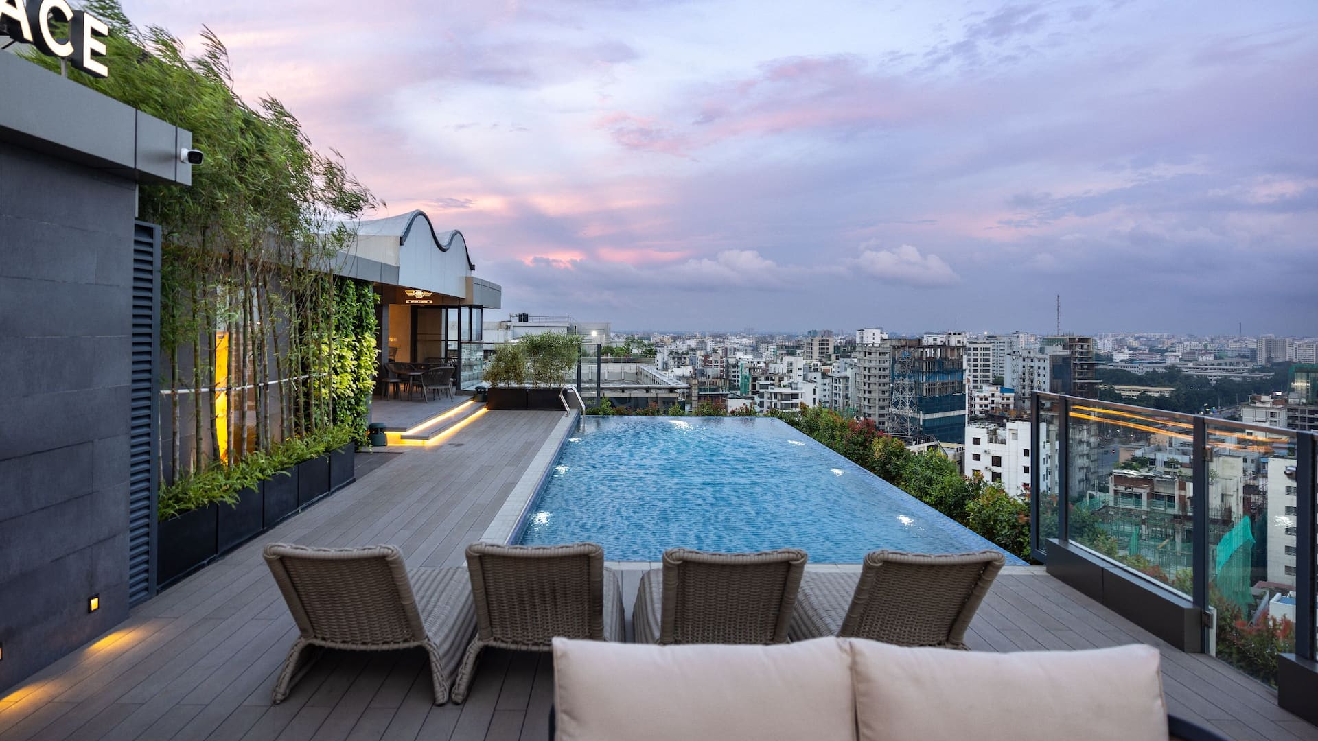 Hyatt Place Dhaka Uttara Zing Skybar Deck