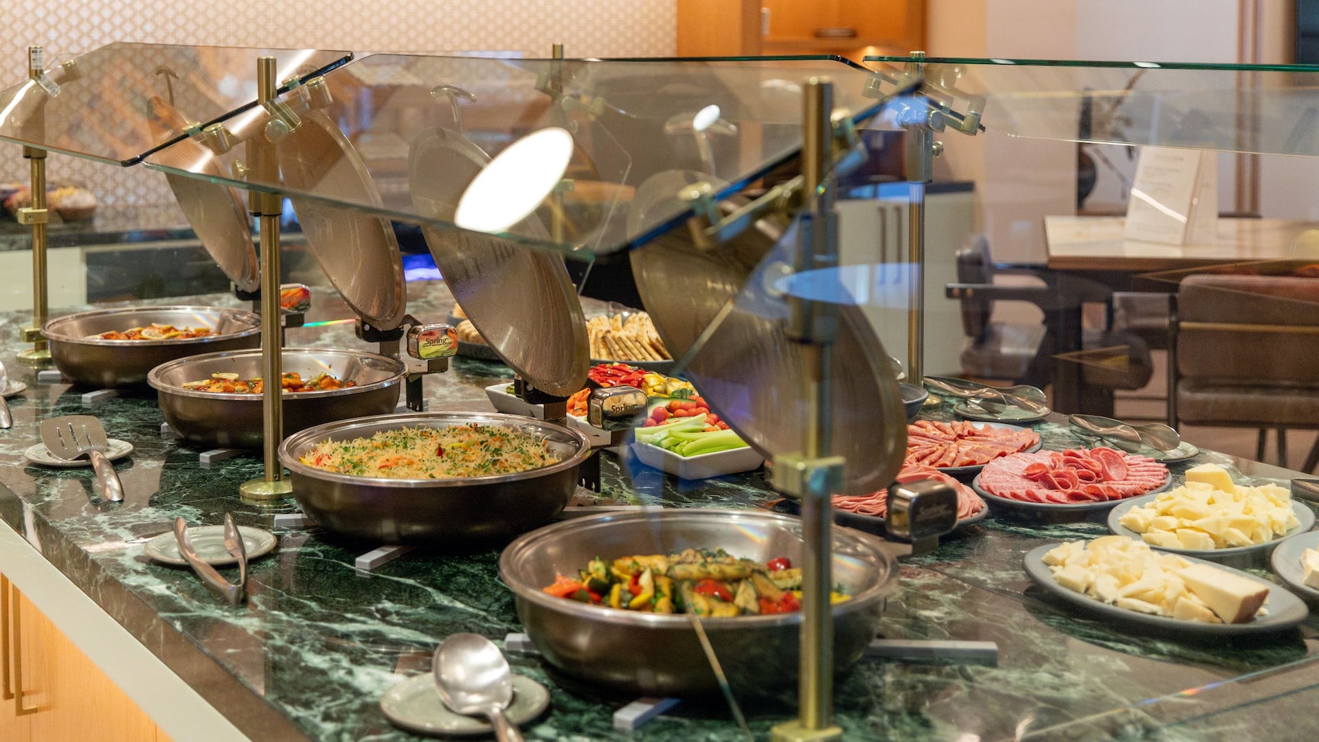 Hyatt Regency Irvine Regency Club Food Display