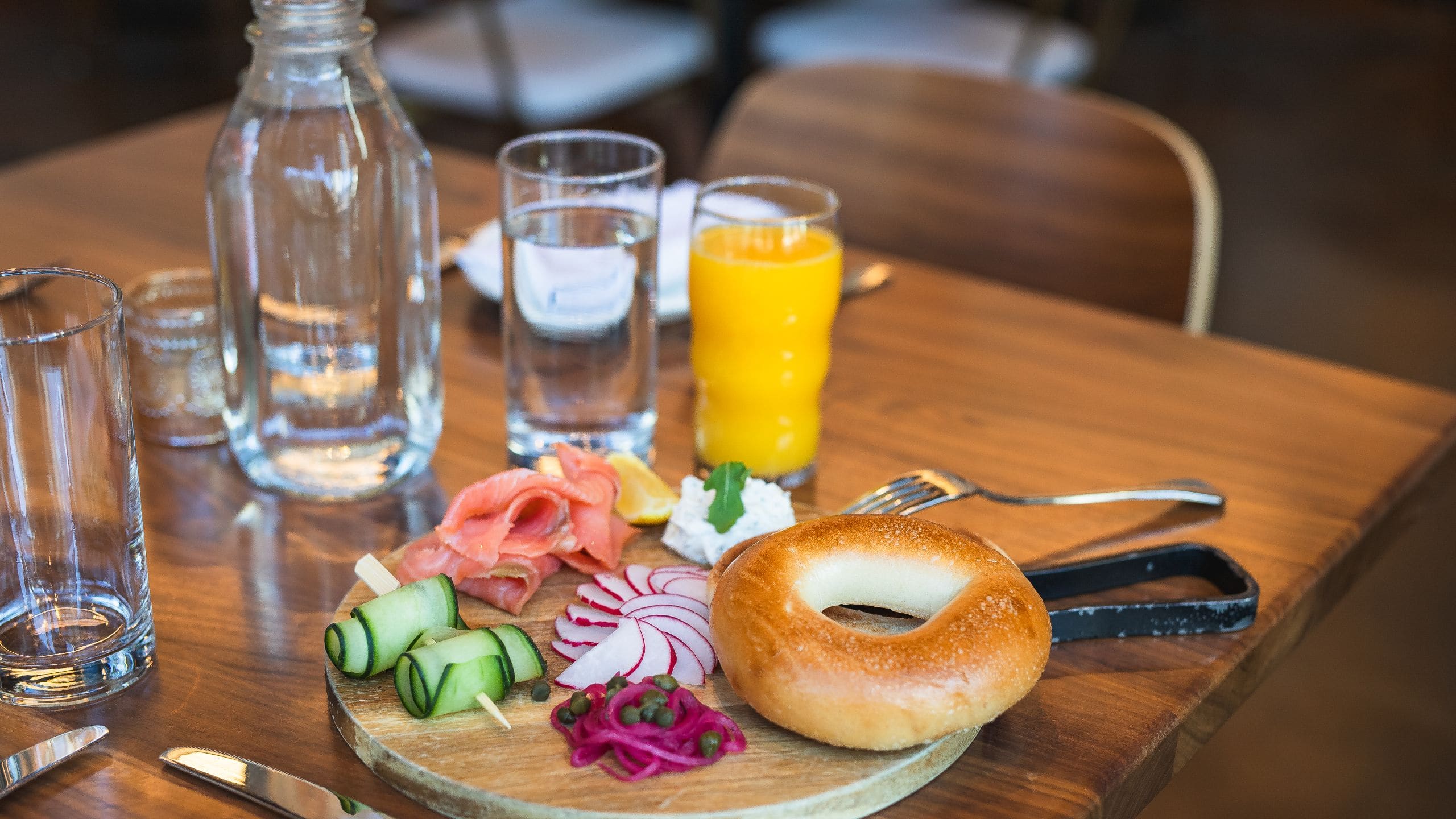 Hyatt Centric Downtown Denver Apple Blossom Bagel Board