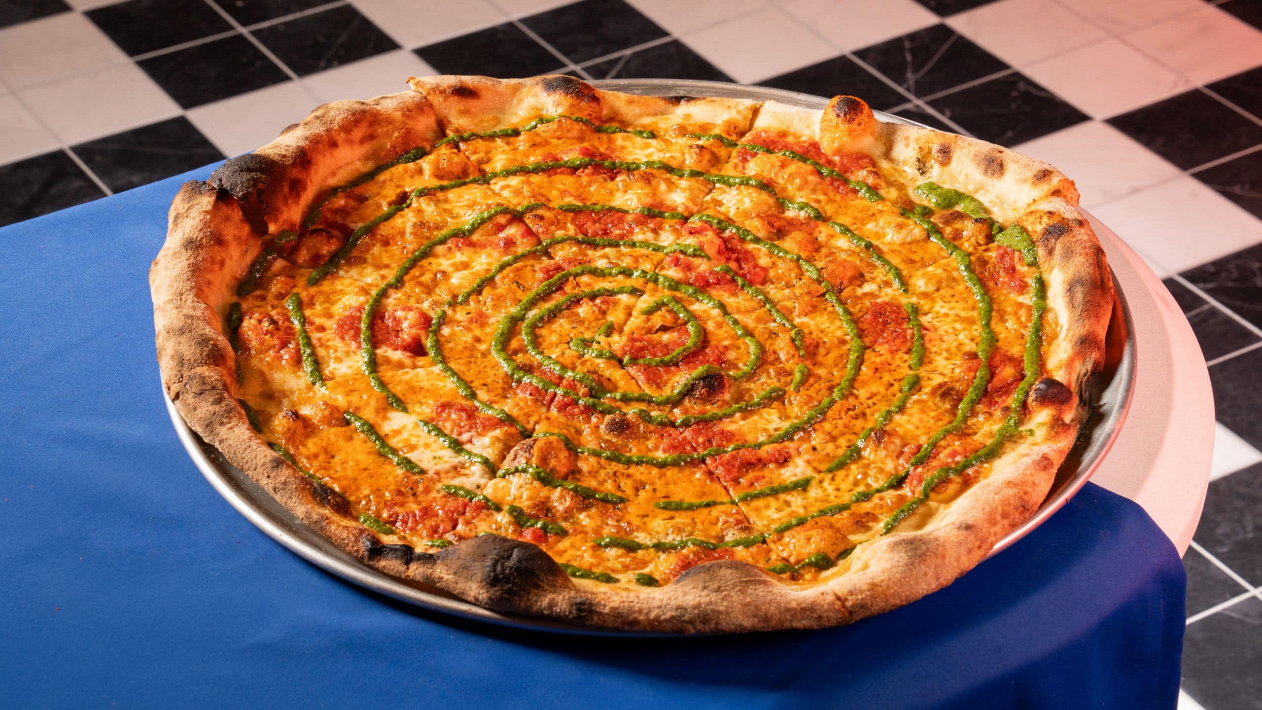 1 of 1 The Venetian Scarrs Pizza Vodka Pesto