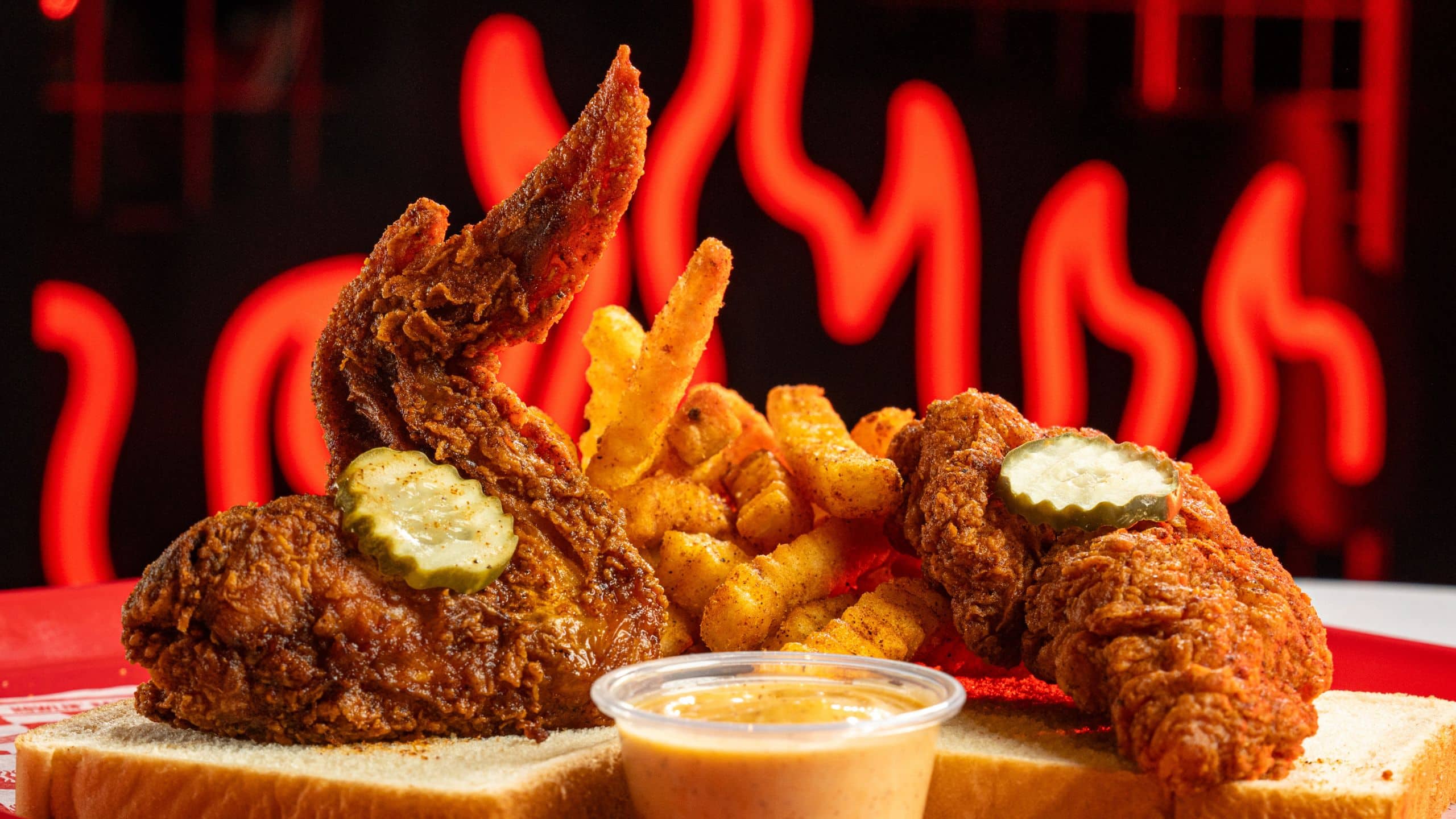 1 of 1 The Venetian Howlin Rays Chicken Wing and Tender