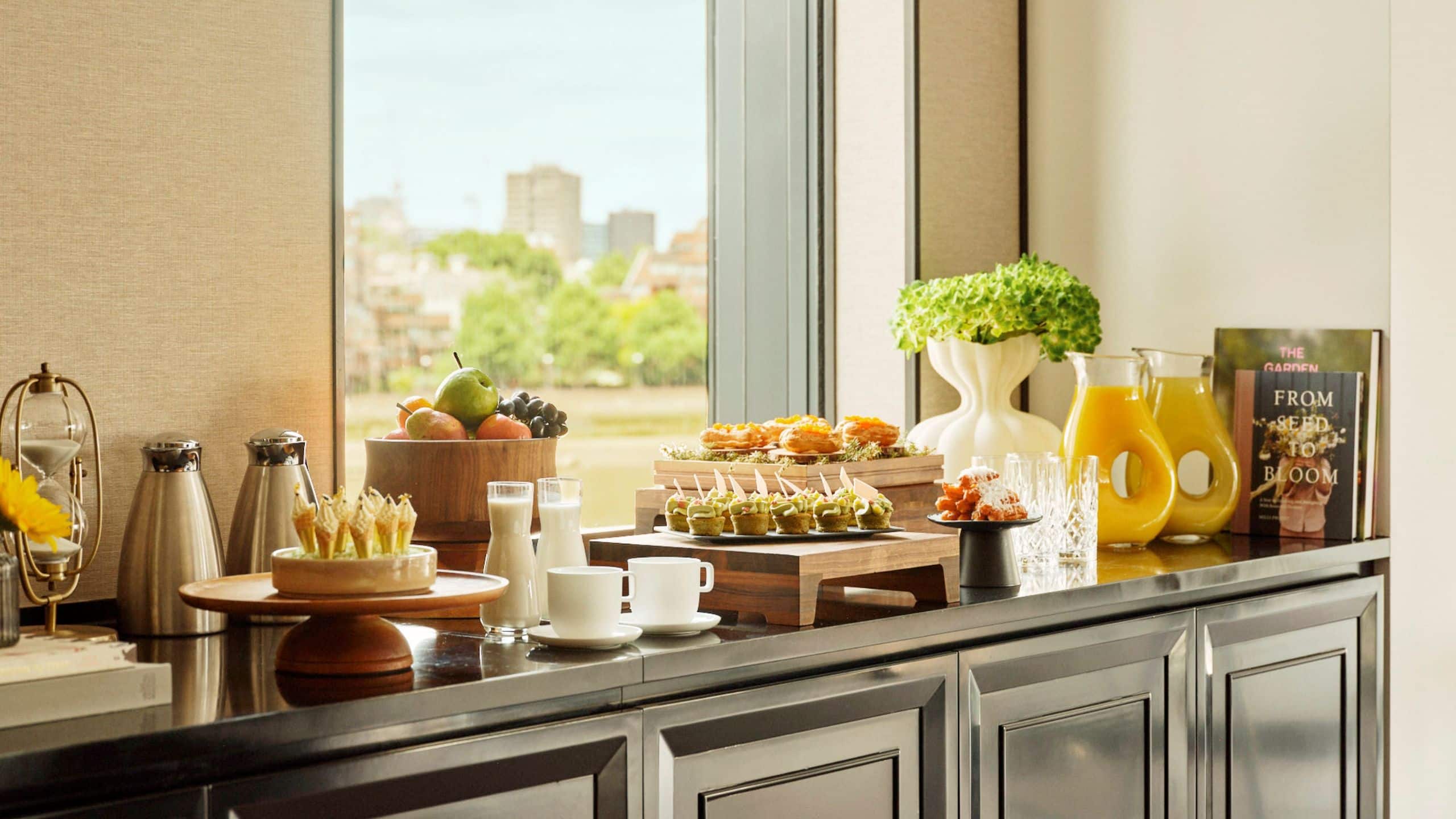 4 of 5 Park Hyatt London River Thames Meeting Room Buffet Food