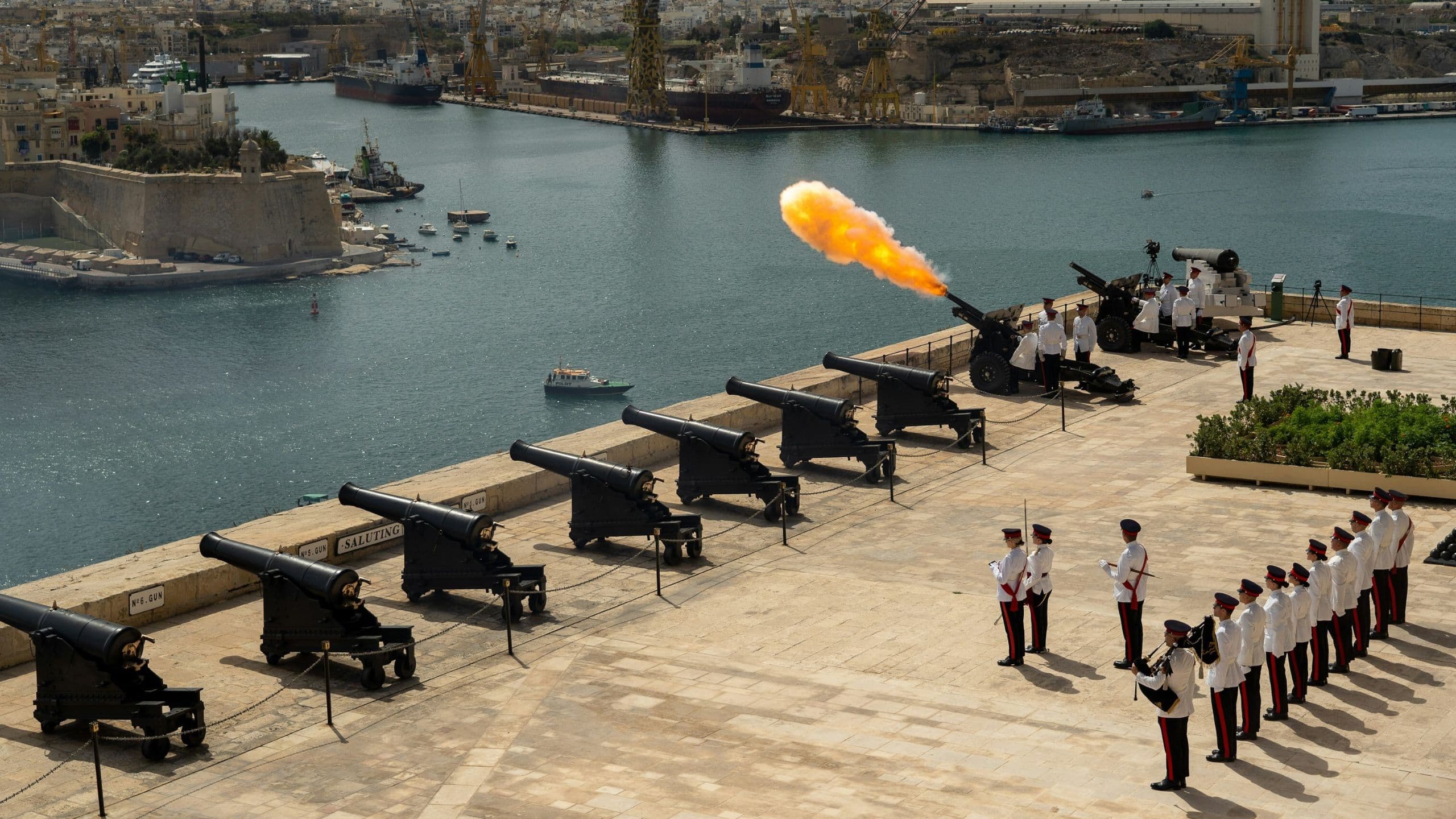 Hyatt Centric Malta Saluting Battery