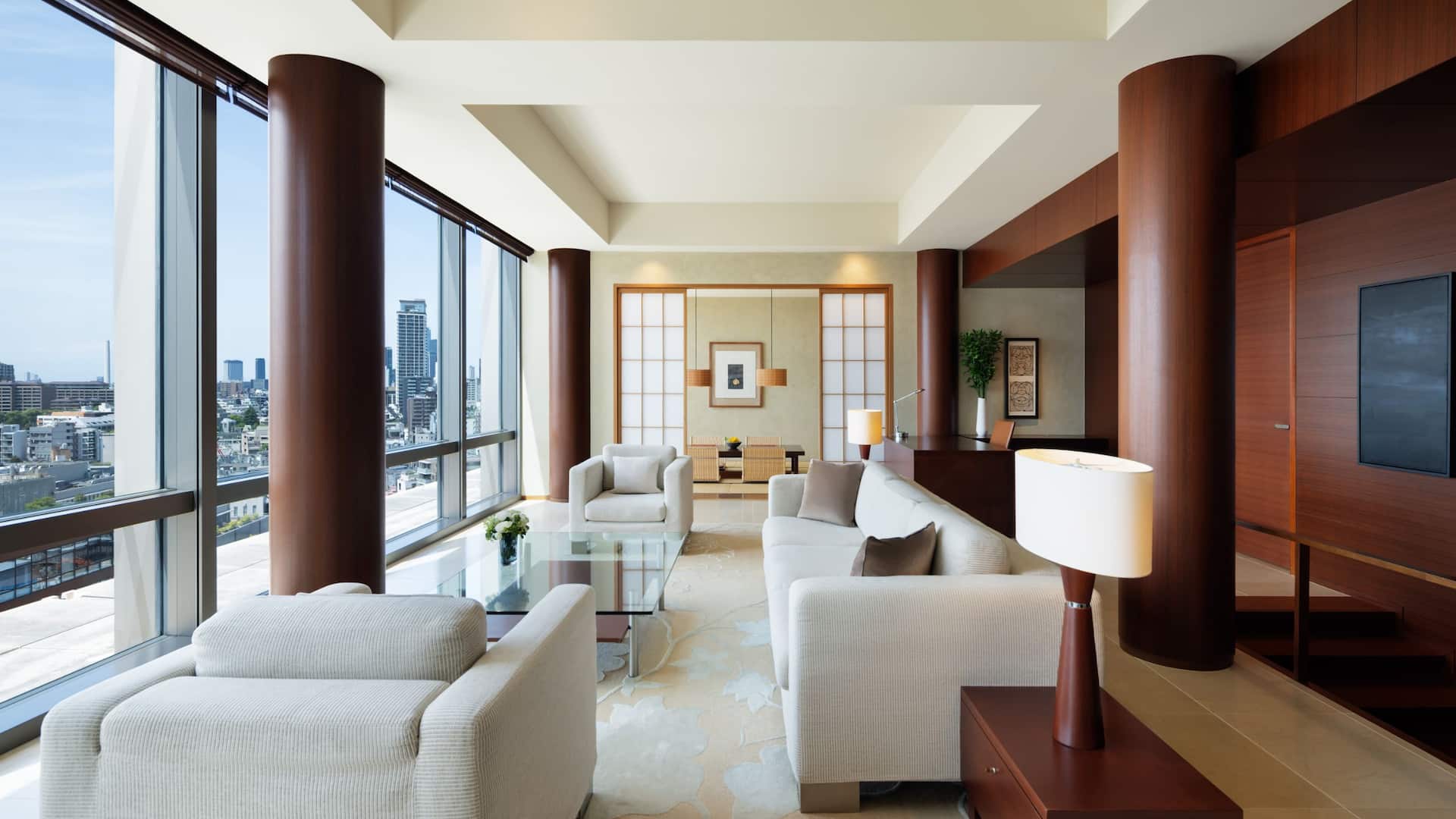 Grand Hyatt Tokyo Ambassador Suite Living Room Daytime