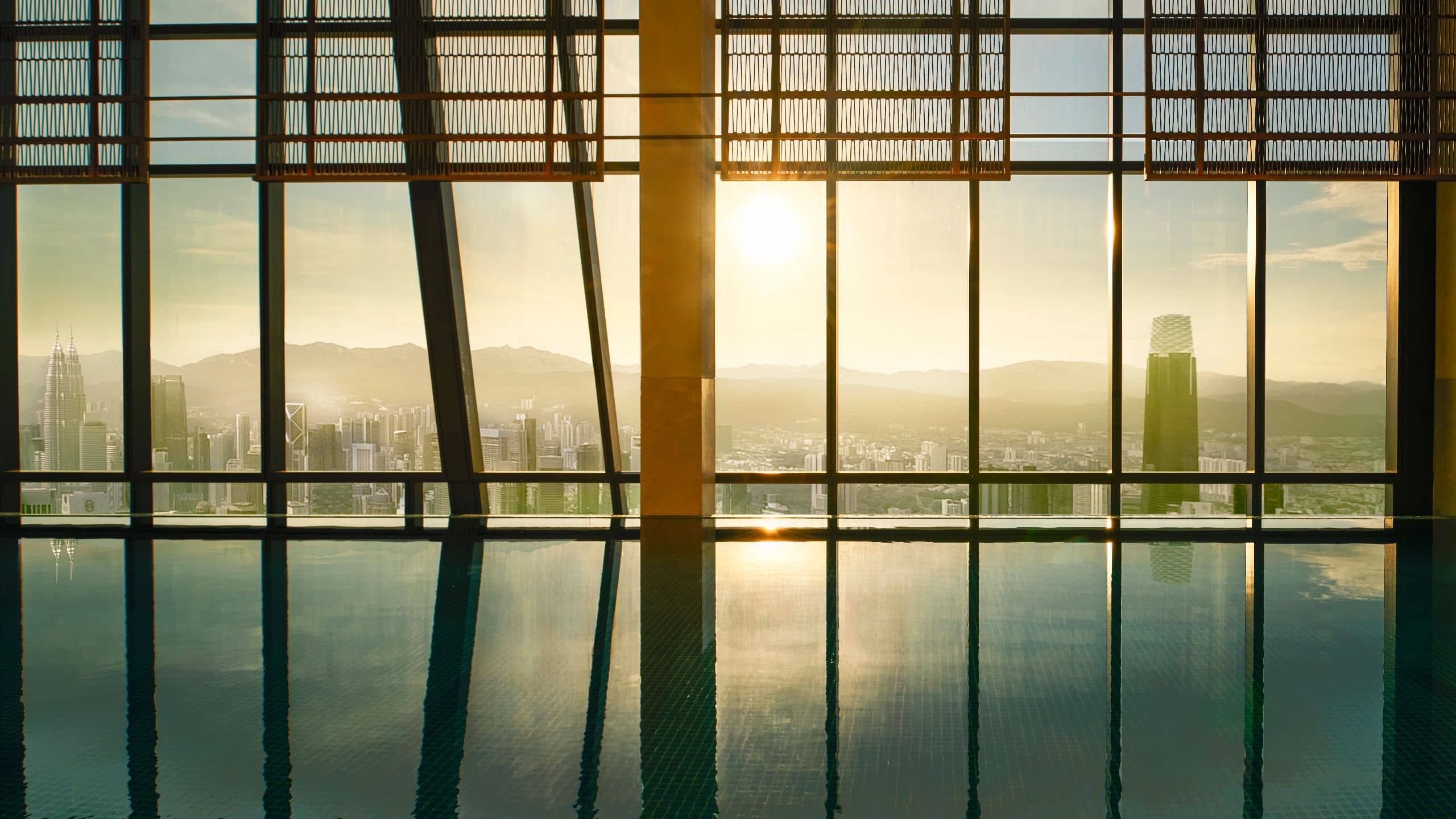 Park Hyatt Kuala Lumpur Pool Sunrise