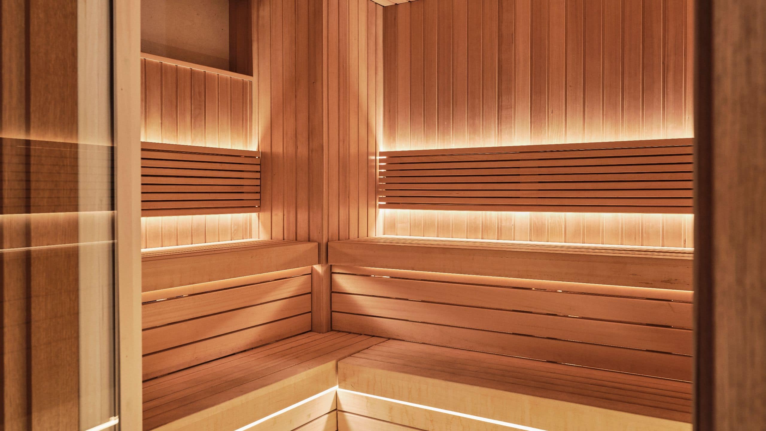 Park Hyatt London River Thames Spa Sauna Wood