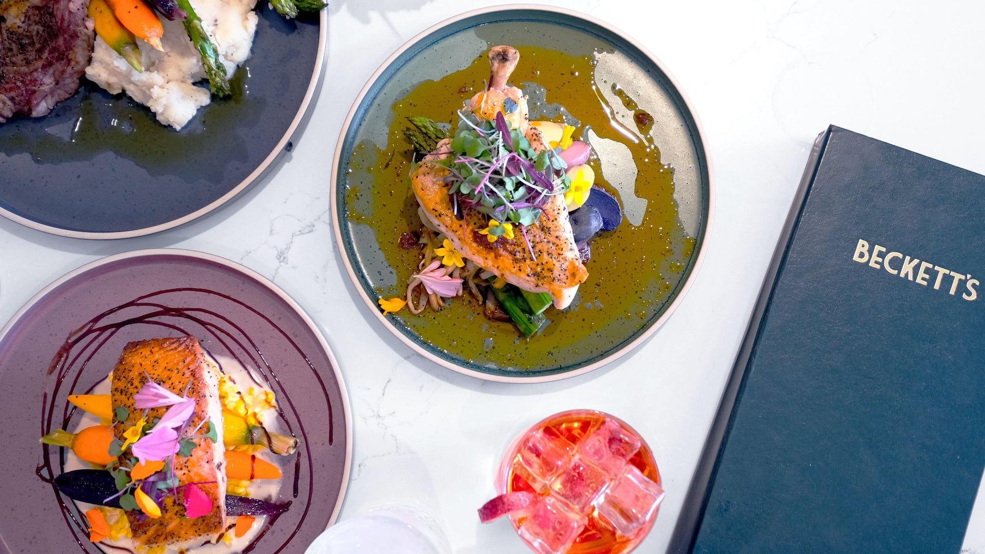 1 of 1 Hyatt Regency Los Angeles International Airport Becketts Family Style Dinner Close Up