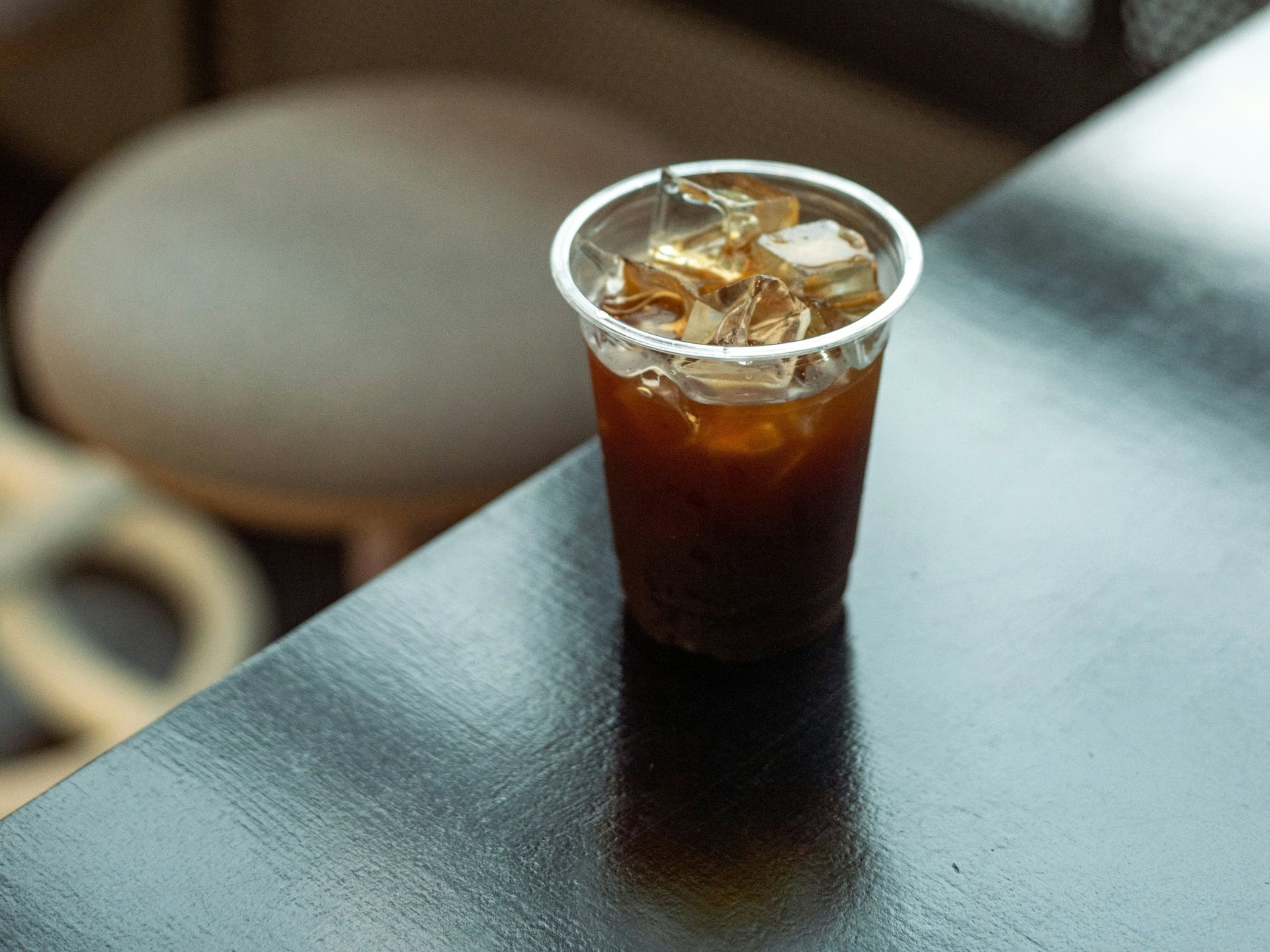 Hyatt Regency Los Angeles International Airport Iced Coffee On Table