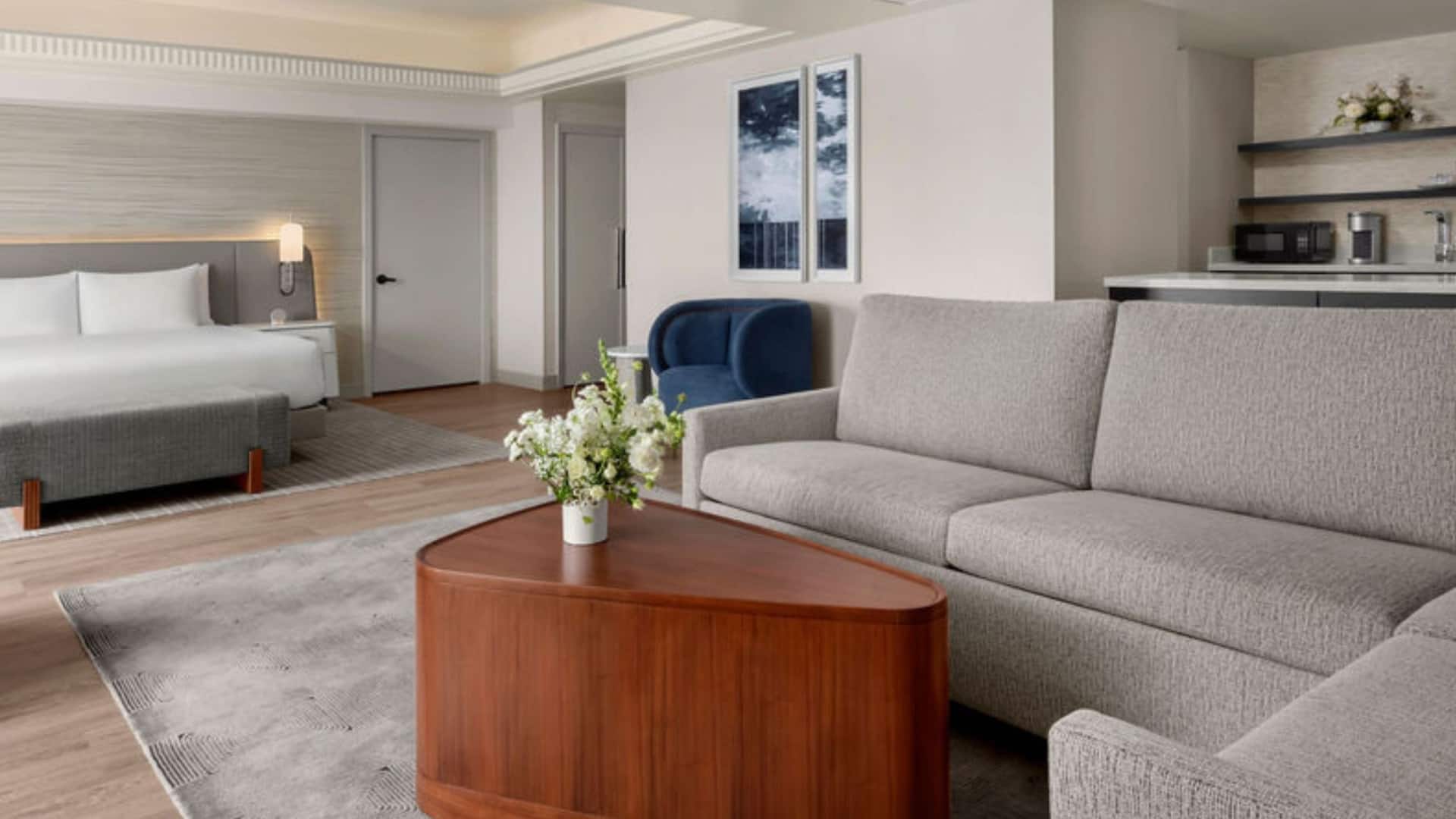 2 of 5 Manchester Grand Hyatt San Diego Deluxe King Suite Couch