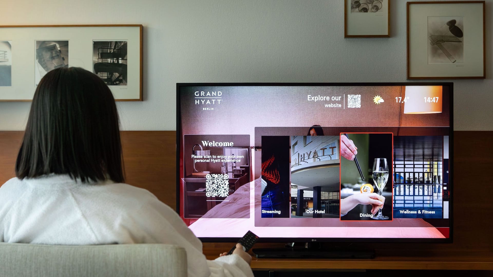 Grand Hyatt Berlin Room Tv Explore