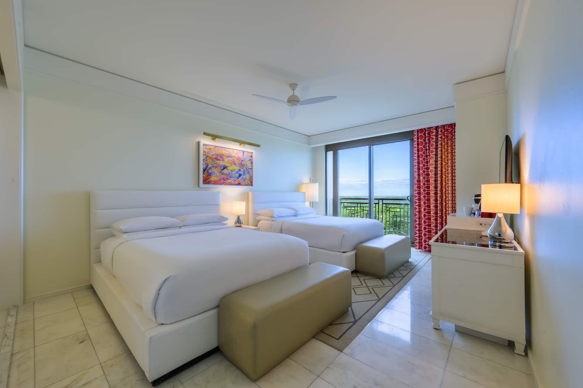 Grand Hyatt Baha Mar Reserve Standard Fountain View Queen Queen Guest Room