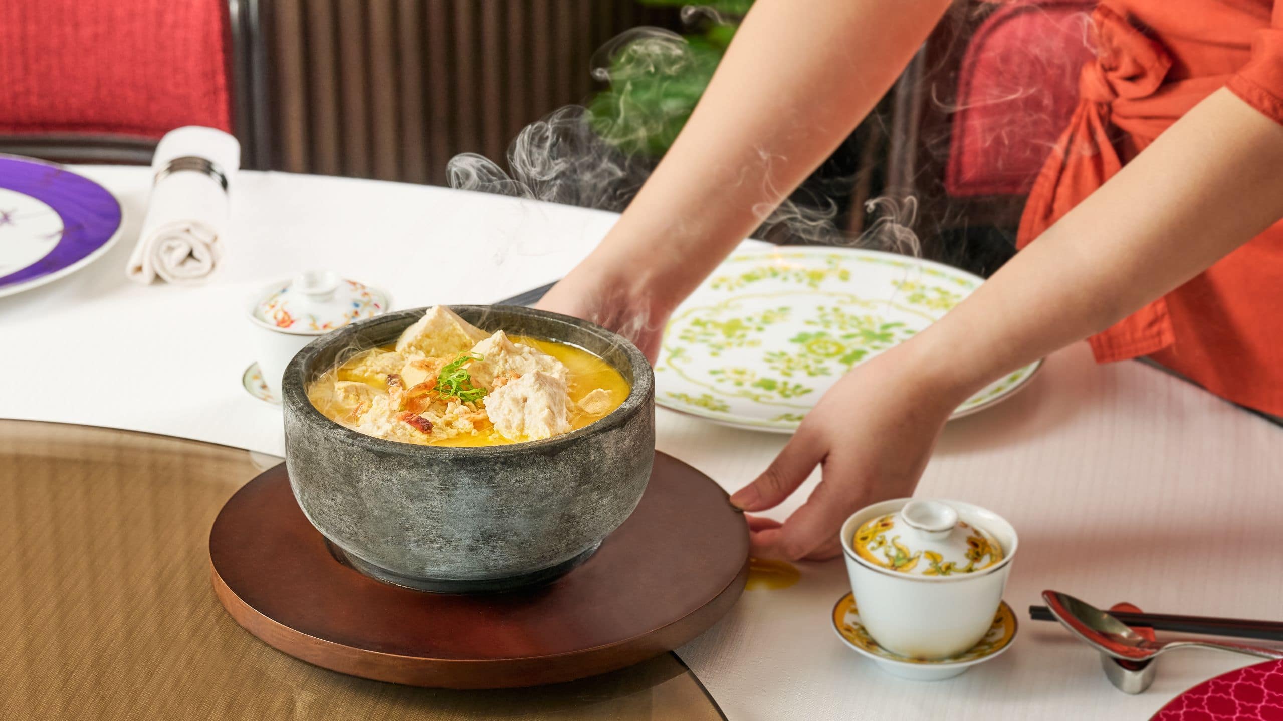 Andaz Singapore Signature Handmade Tofu In Stone