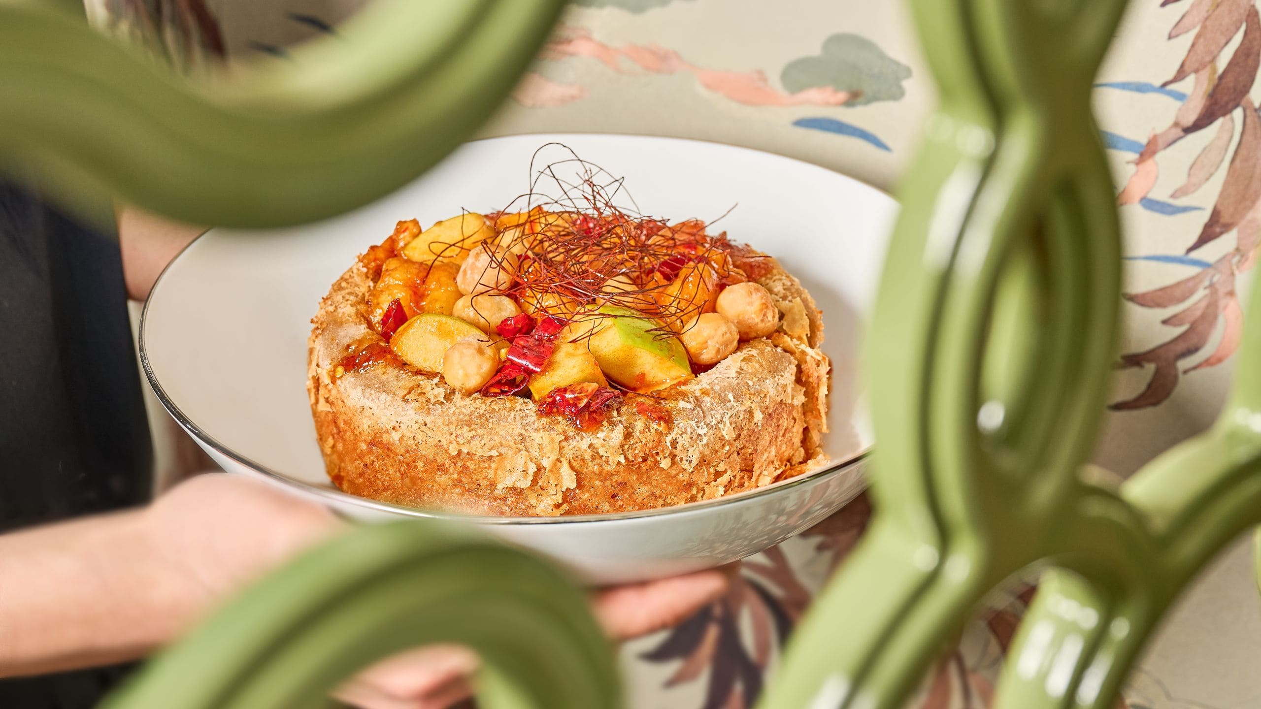 Andaz Singapore Wok Fried Black Tiger Prawns