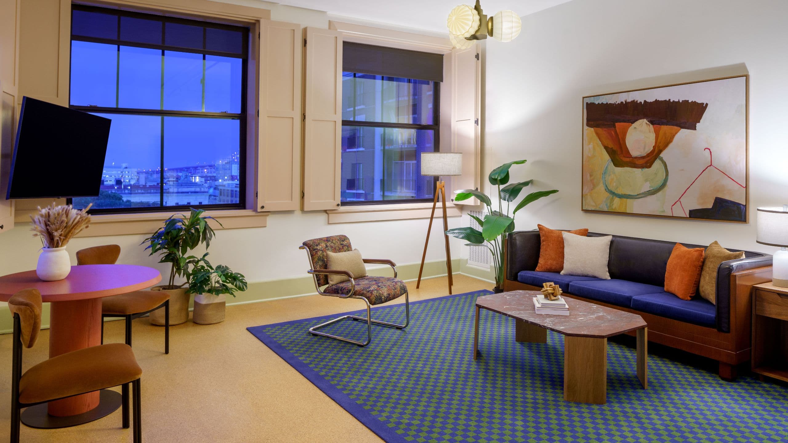 The Barnett One Bedroom Suite Ada Living Room