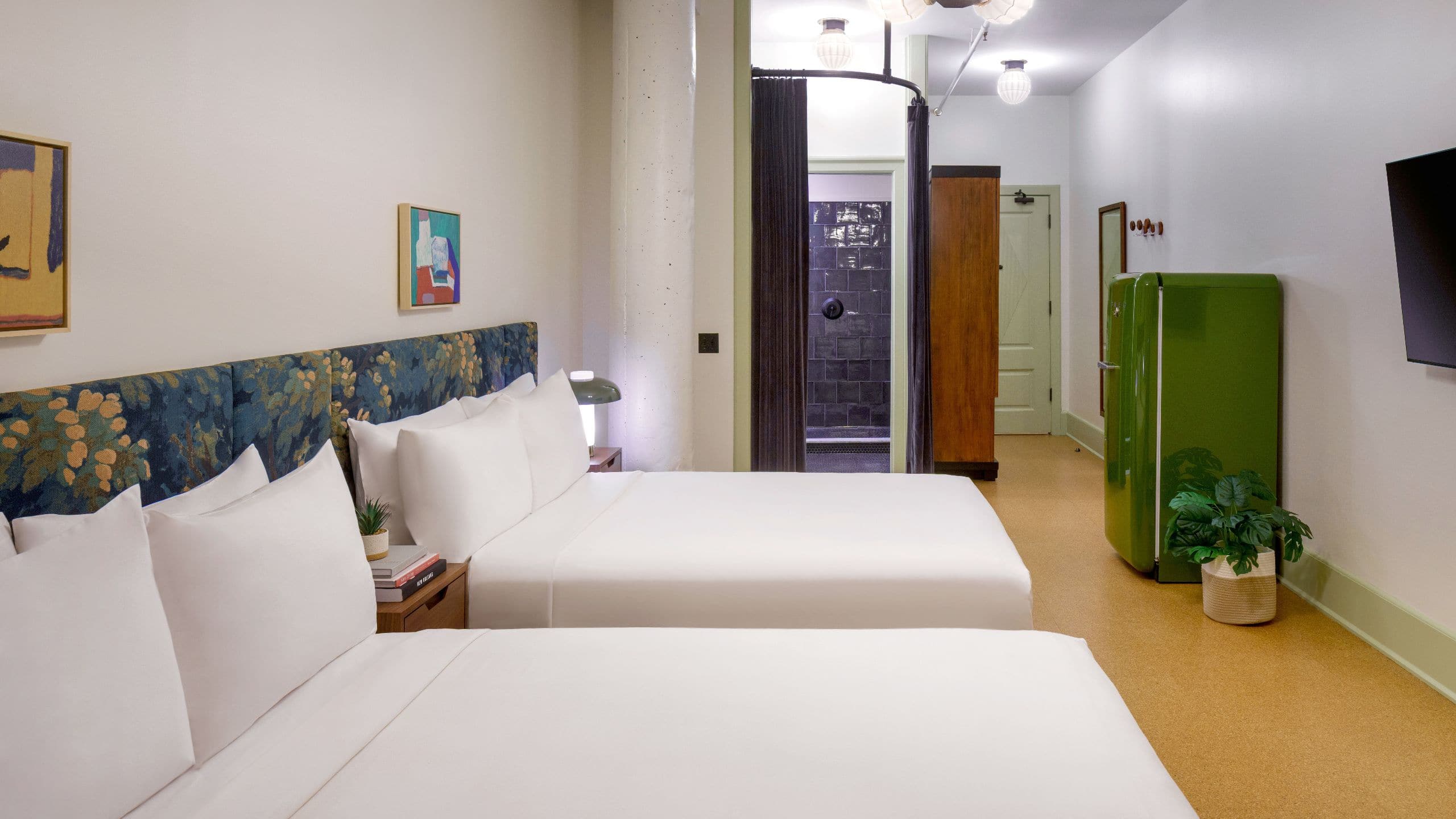 2 of 2 The Barnett Queen Beds Ada Roll In Shower