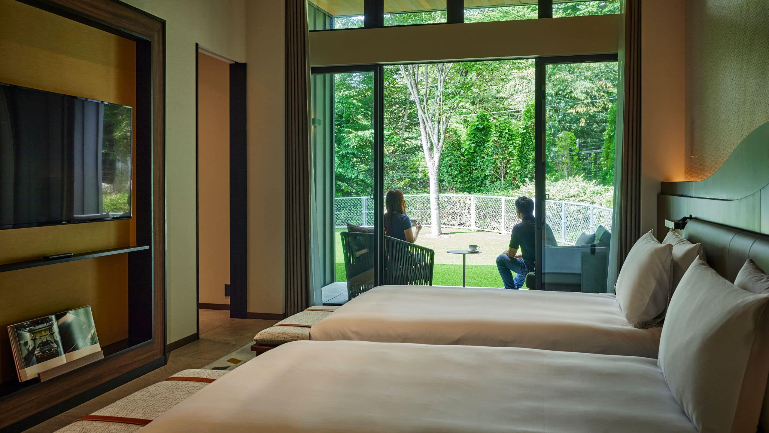 Fuji Speedway Hotel Residential Villa Bedroom Artificial Grass