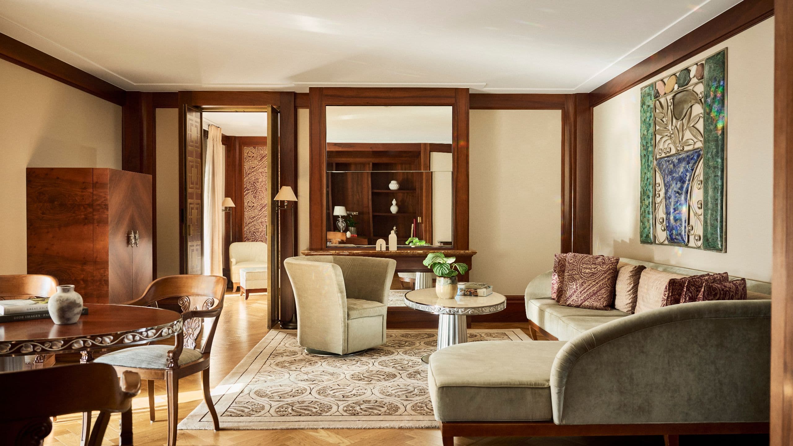 Park Hyatt Vienna Ambassador Suite Living Room Overview