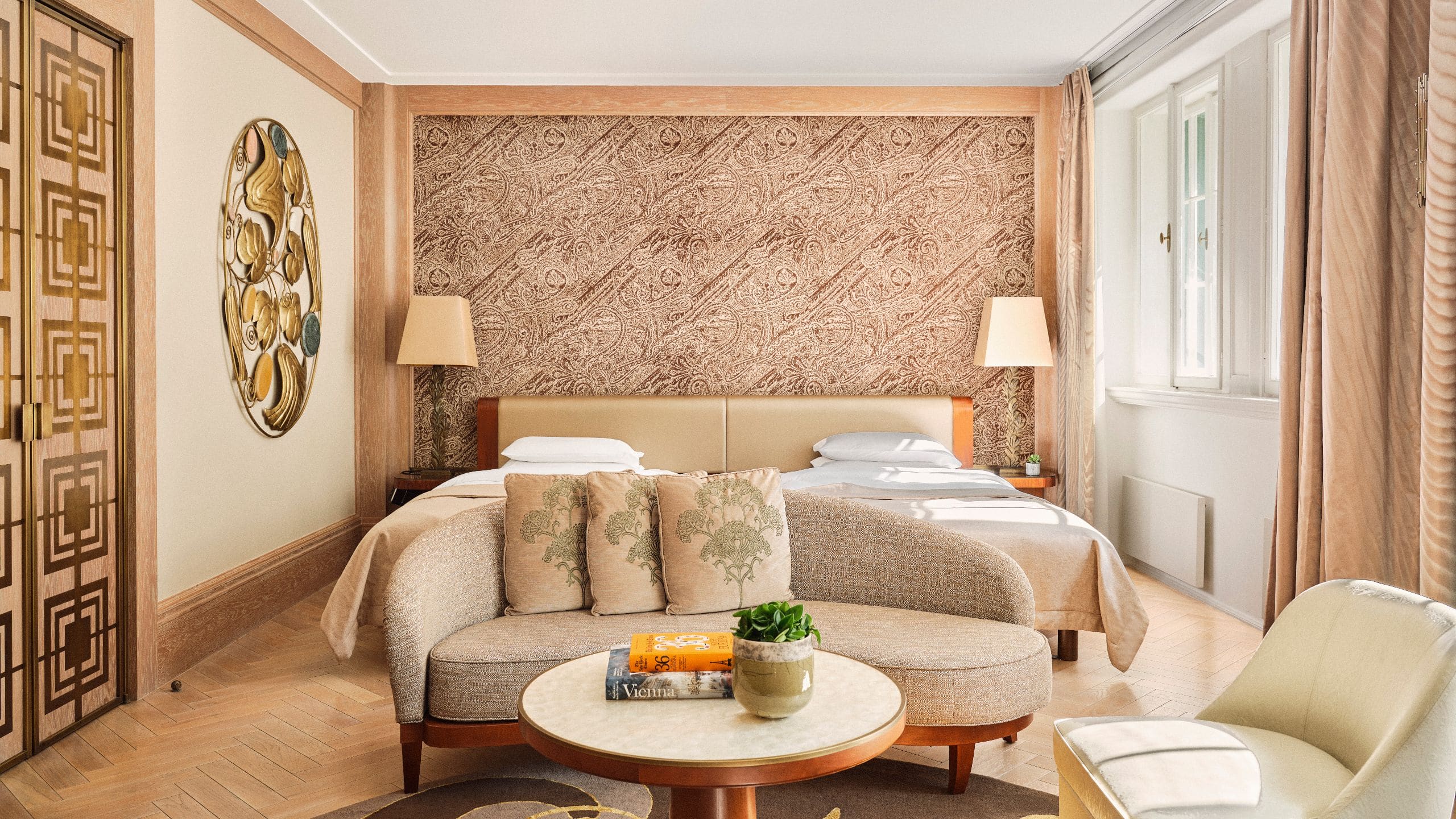 Park Hyatt Vienna Junior Suite Twin Bedroom Front View