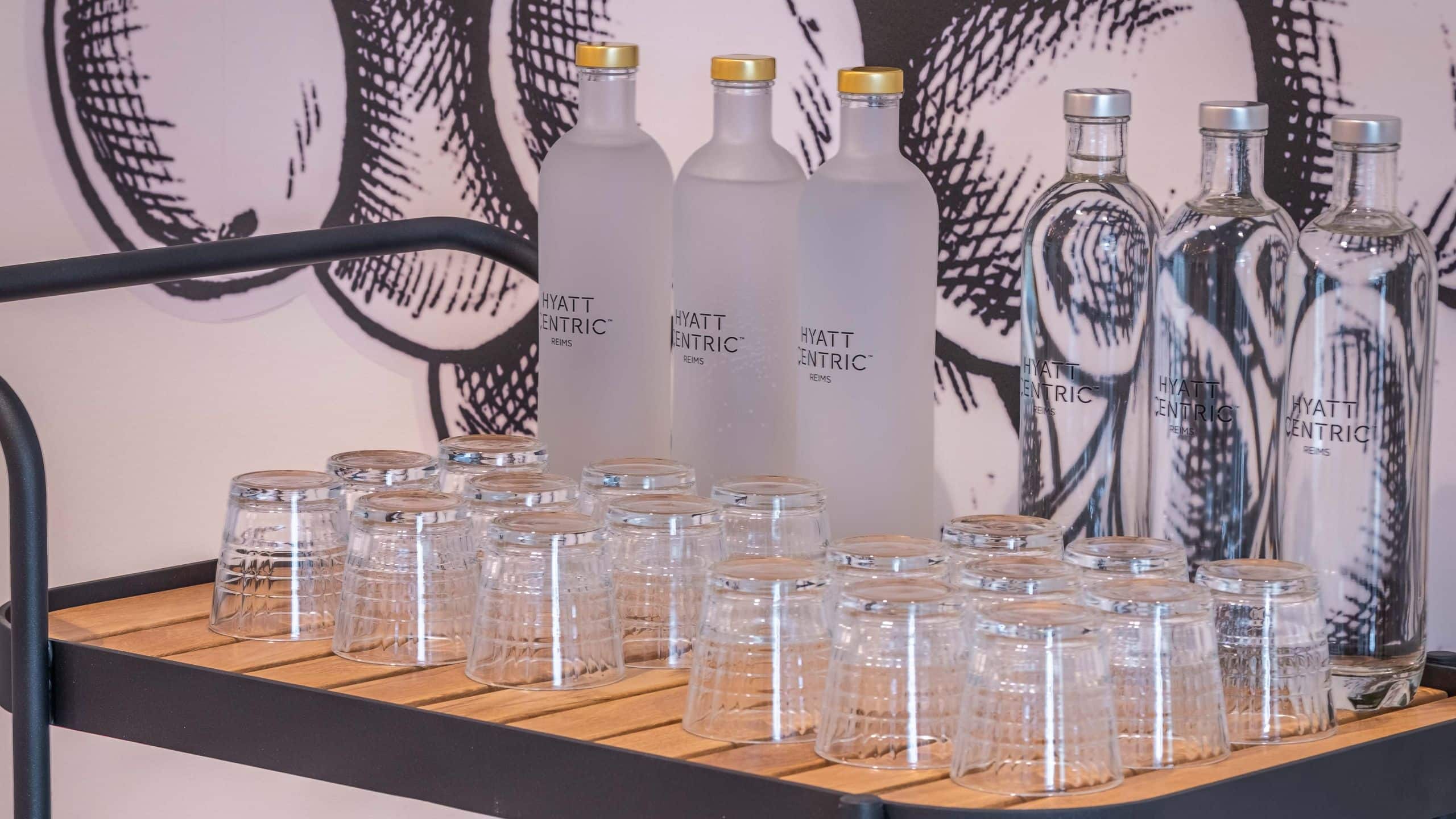 Hyatt Centric Reims Meeting Room Glasses And Water