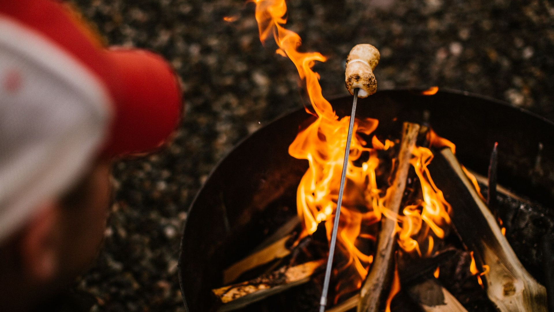 Hyatt Place Bozeman Yellowstone Airport Campfire Roasting Marshmellows