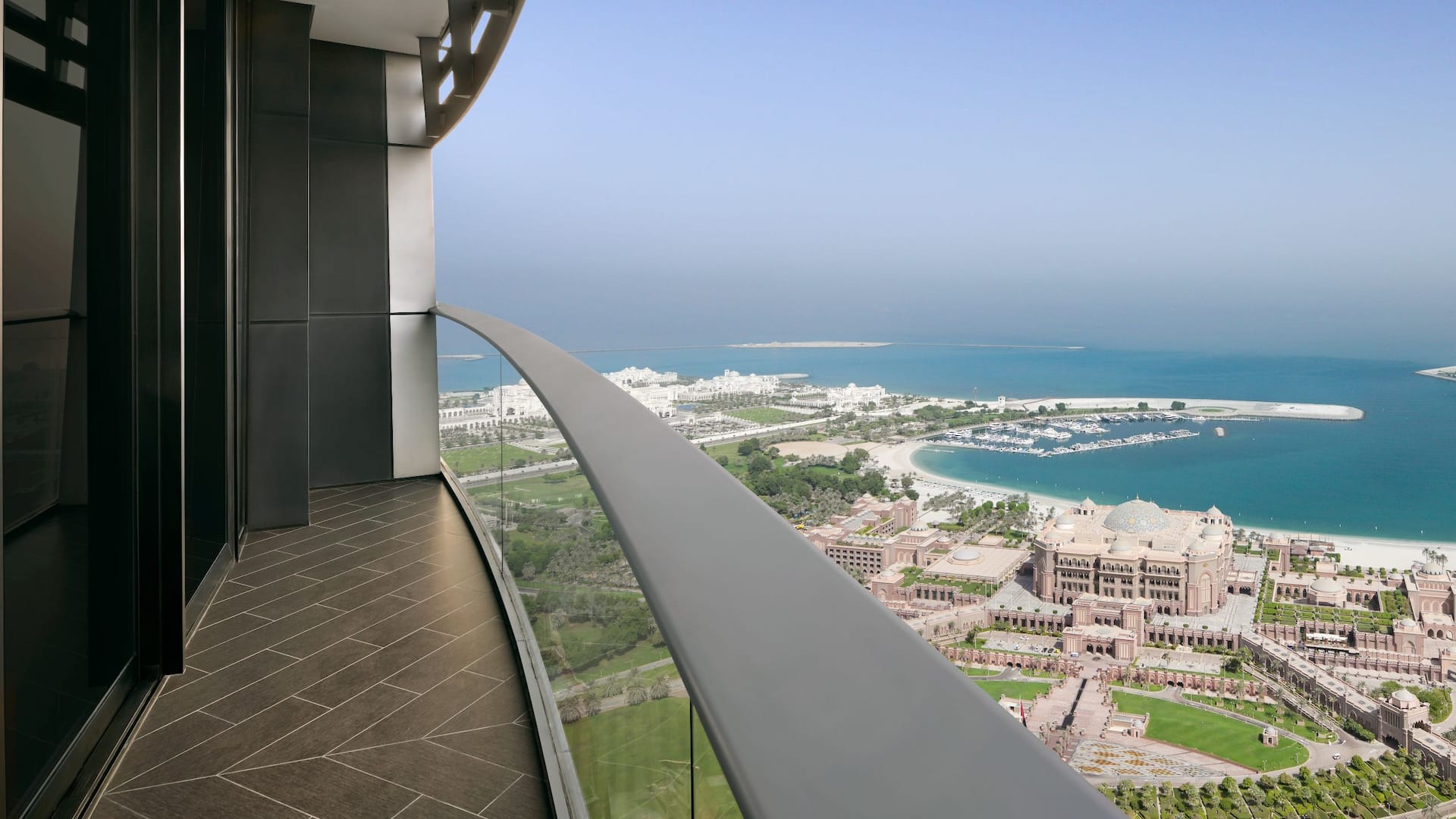 4 of 4 Grand Hyatt Abu Dhabi Hotel & Residences Emirates Pearl Balcony With Palace View Day