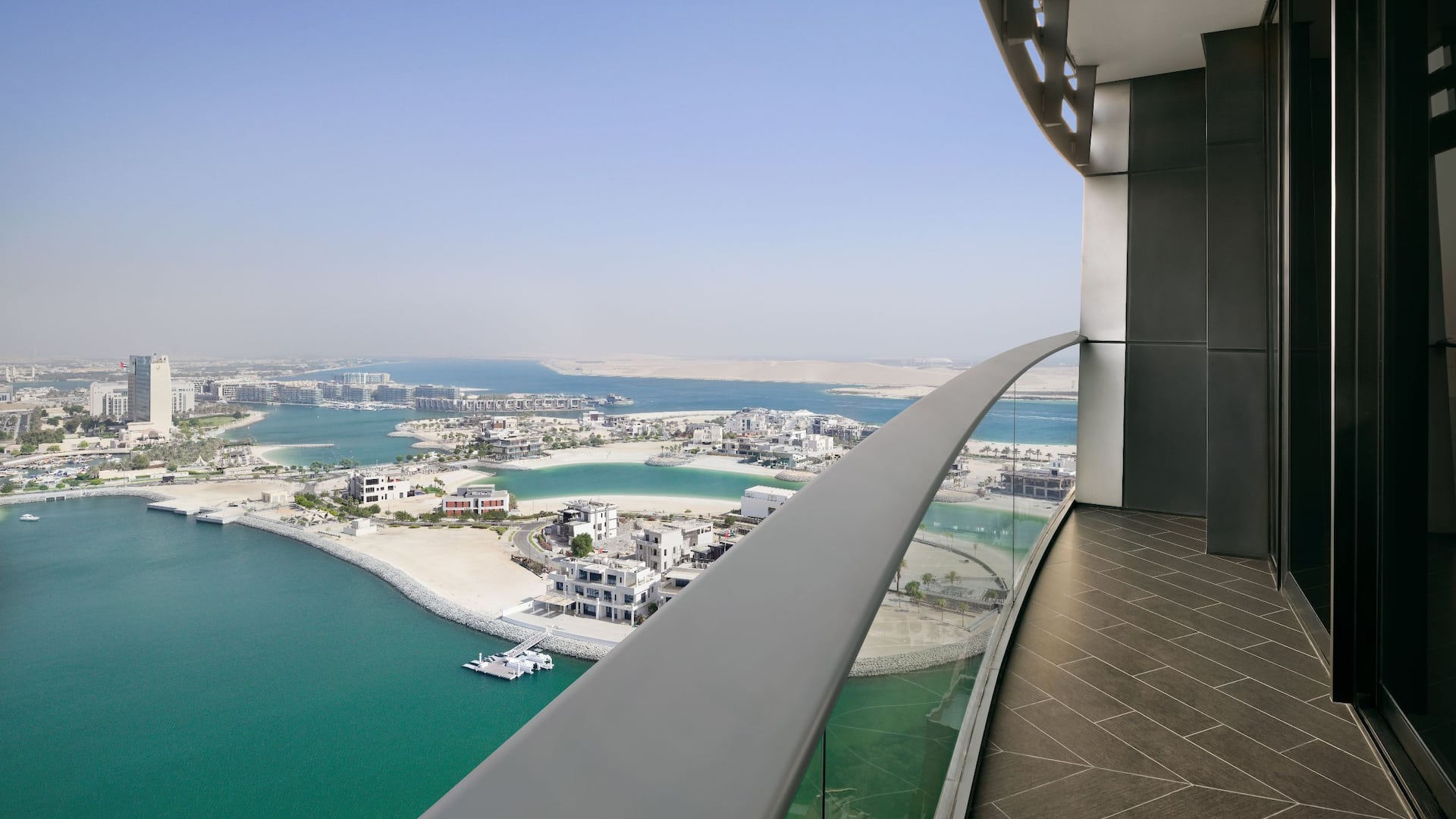 2 of 7 Grand Hyatt Abu Dhabi Hotel & Residences Emirates Pearl Balcony With Sea View Day