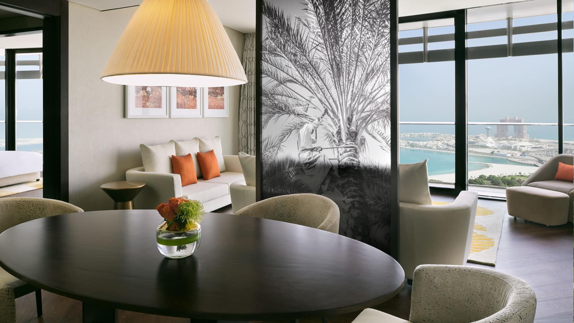 Grand Hyatt Abu Dhabi Hotel & Residences Emirates Pearl Living Room Suite And Two Bedroom Palace View