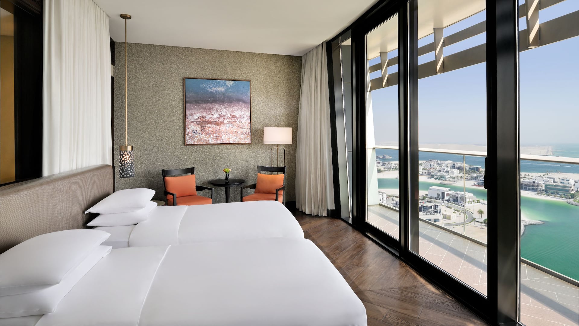 1 of 7 Grand Hyatt Abu Dhabi Hotel & Residences Emirates Pearl Twin With Sea View
