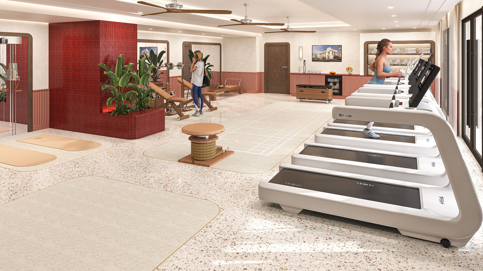 Hyatt Regency Nice Palais de la Méditerranée Fitness Sunbeds