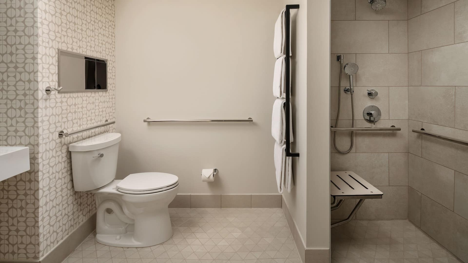 Hyatt Regency Austin Accessible Shower Bathroom