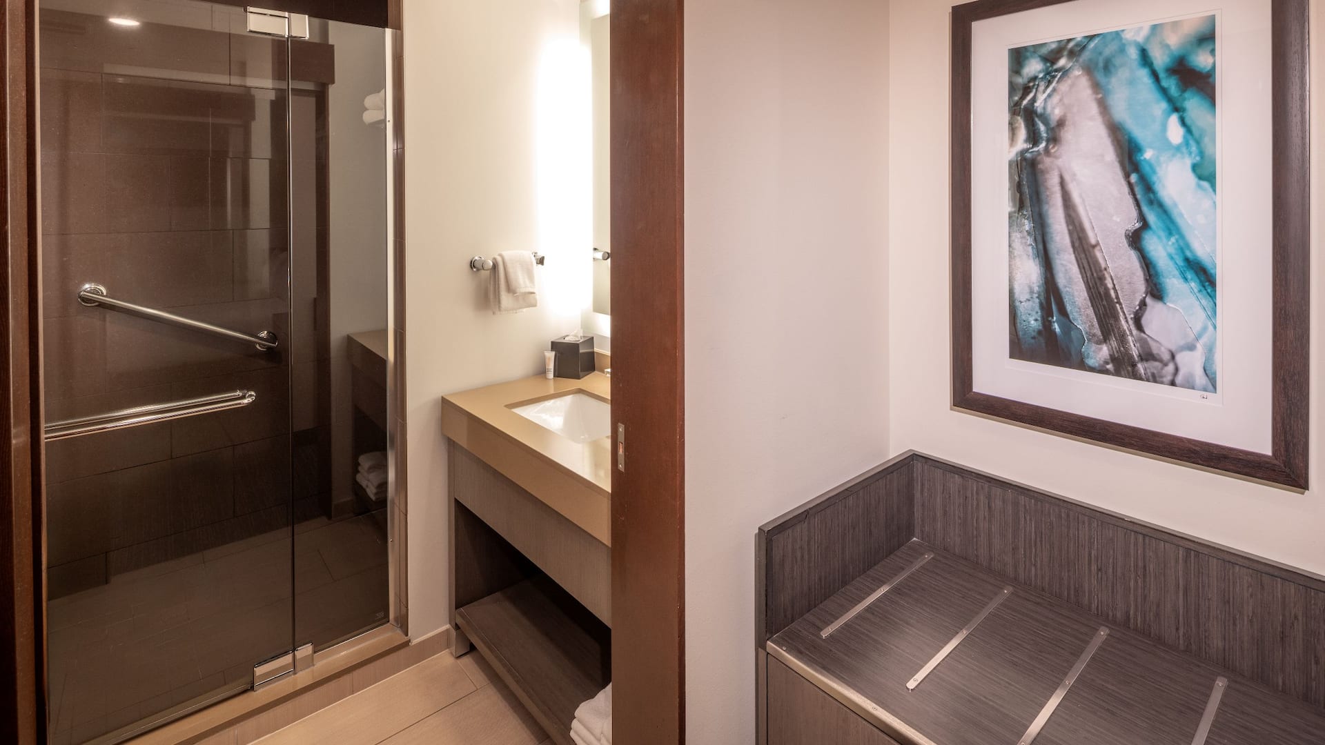 5/9 Hyatt House Seattle/Downtown King Studio Suite Bathroom