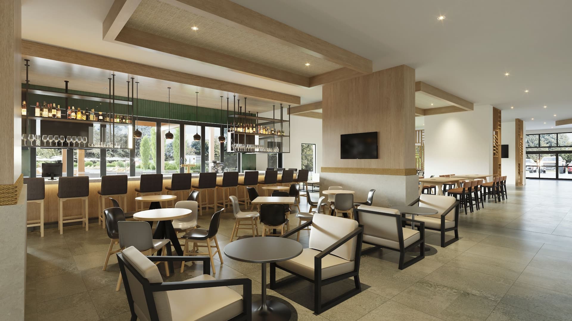 Hyatt House at Ho'opili HBar Seating