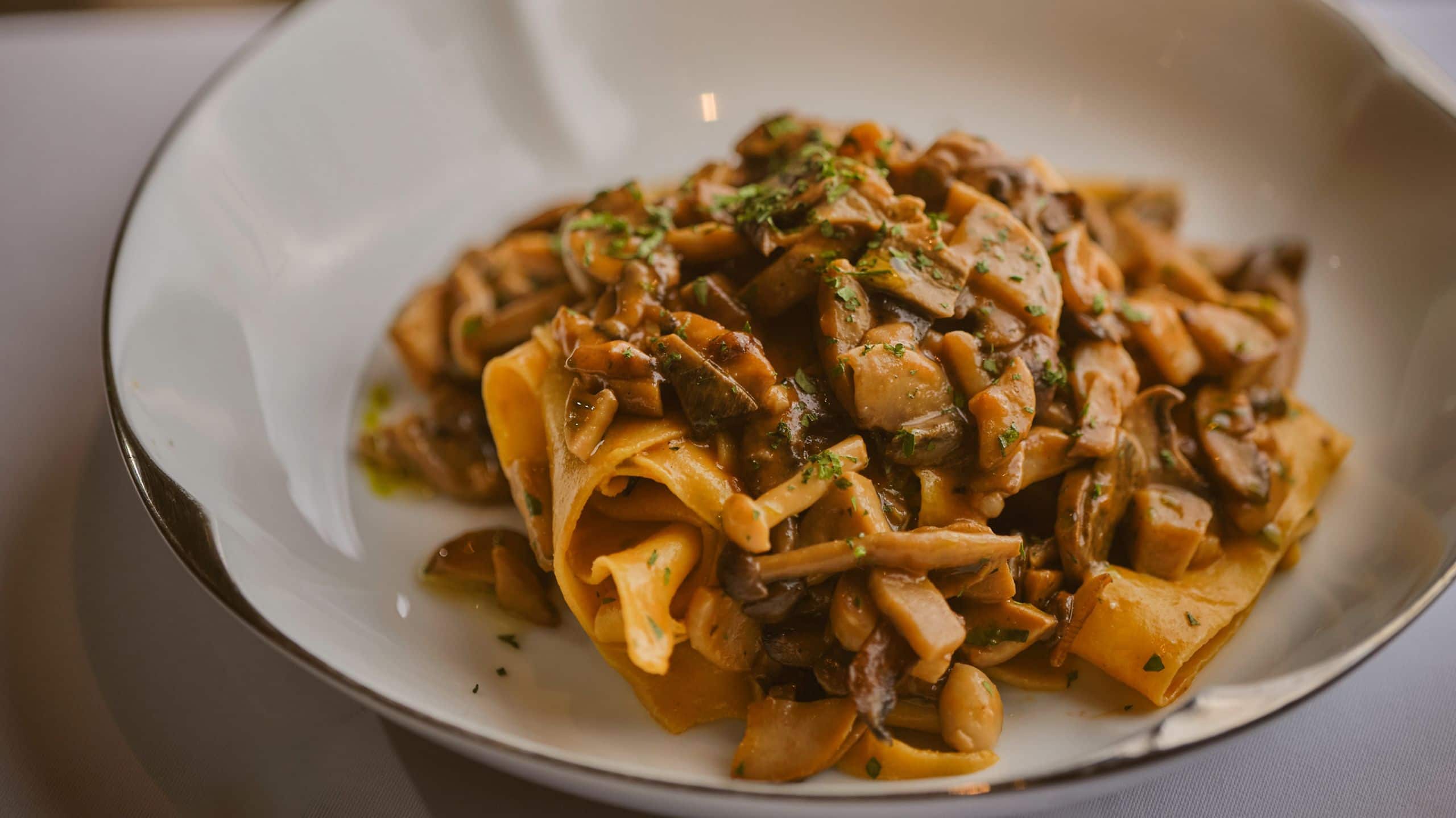 Park Hyatt Bangkok New La Marina Pappardelle Ai Funghi