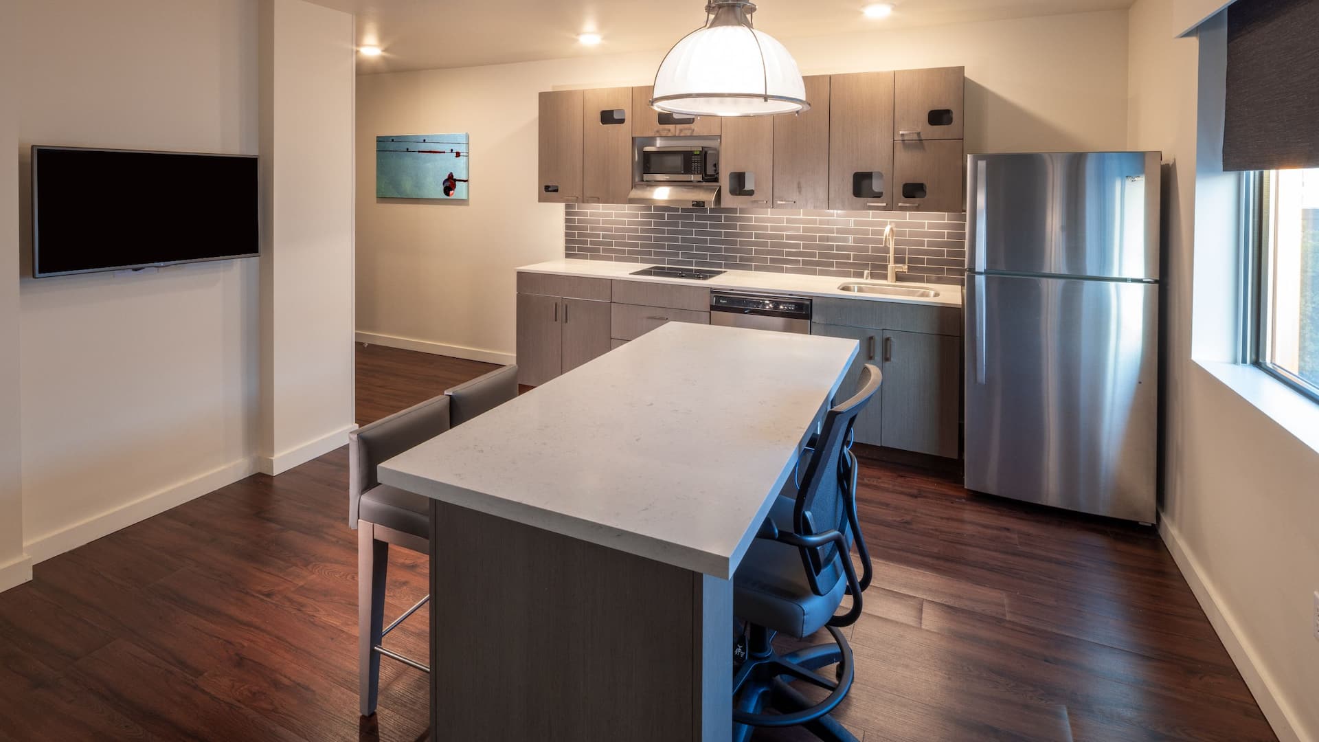 6/7 Hyatt House Seattle/Downtown Two Queen One Bedroom Suite Dining Area Accessible