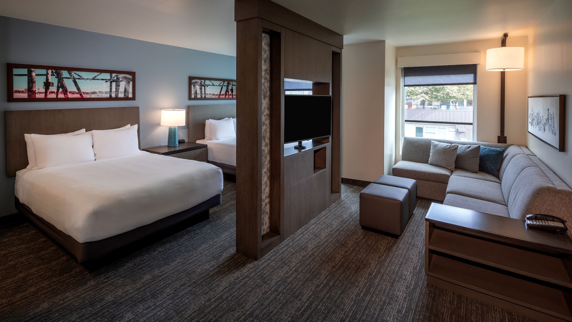 Hyatt House Seattle/Downtown Two Queen Studio Suite