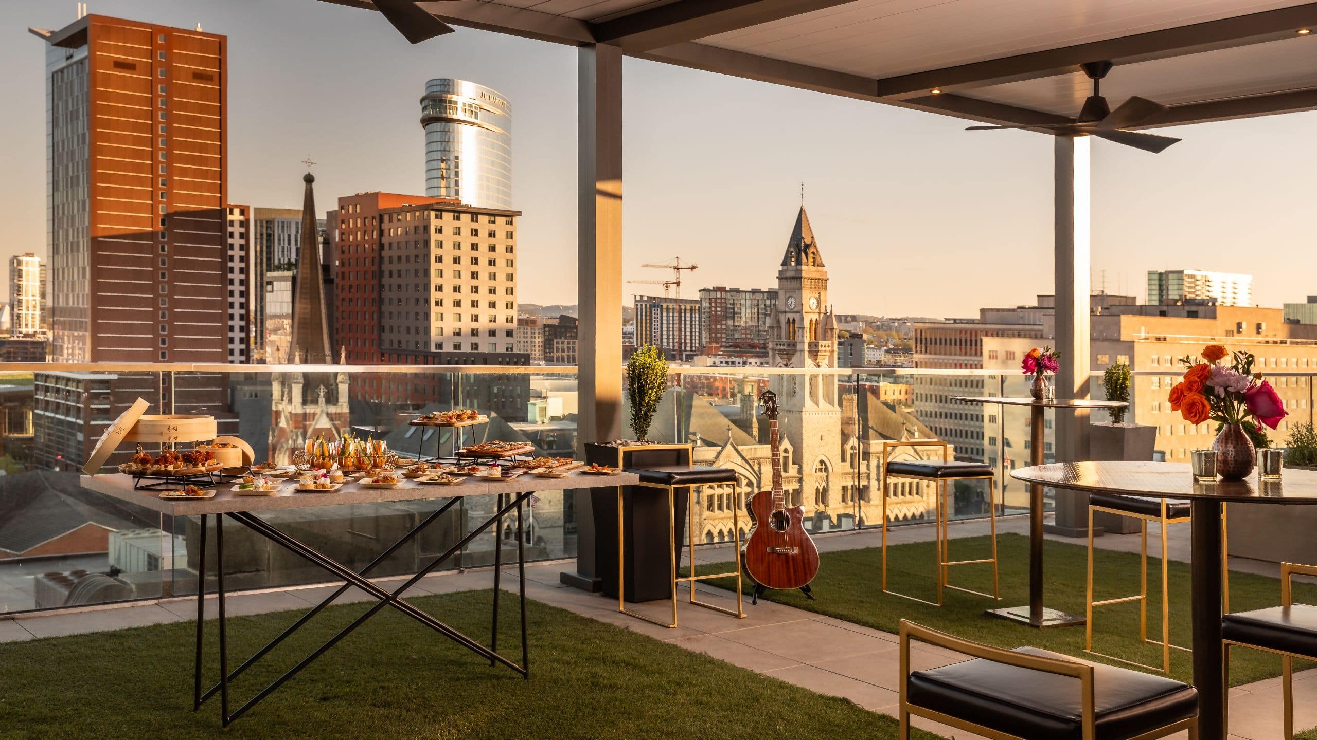 2 of 3 Holston House Nashville City View From Rooftop Lounge