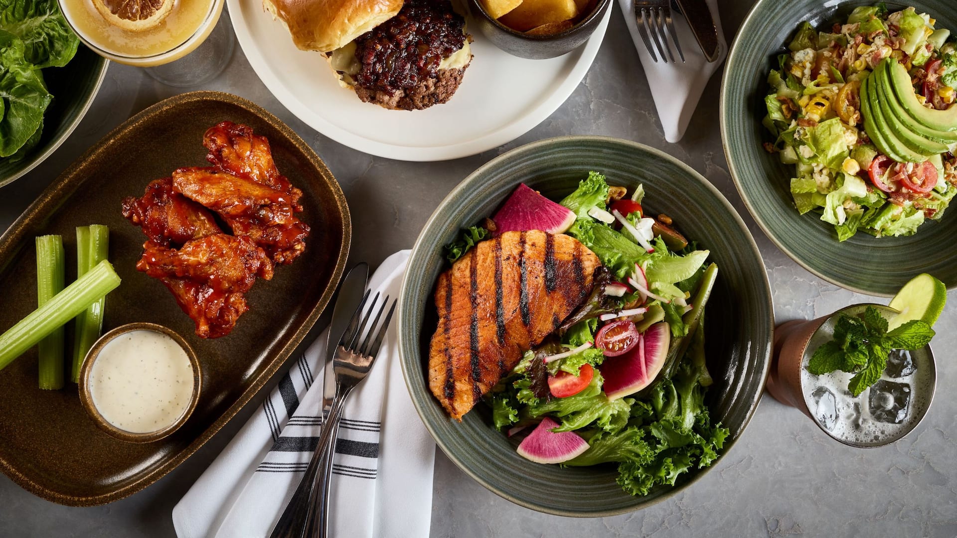 Hyatt Regency Washington on Capitol Hill Lunch Spread
