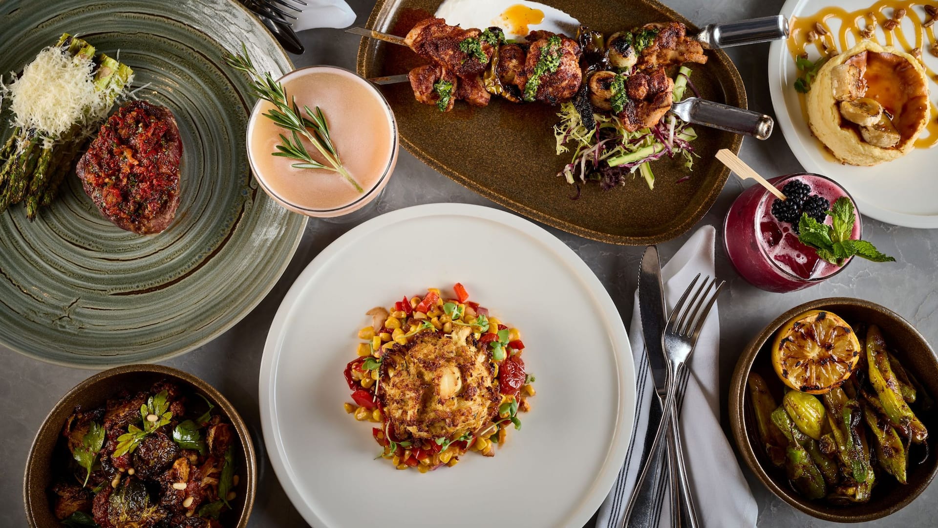 Hyatt Regency Washington on Capitol Hill Dinner Spread