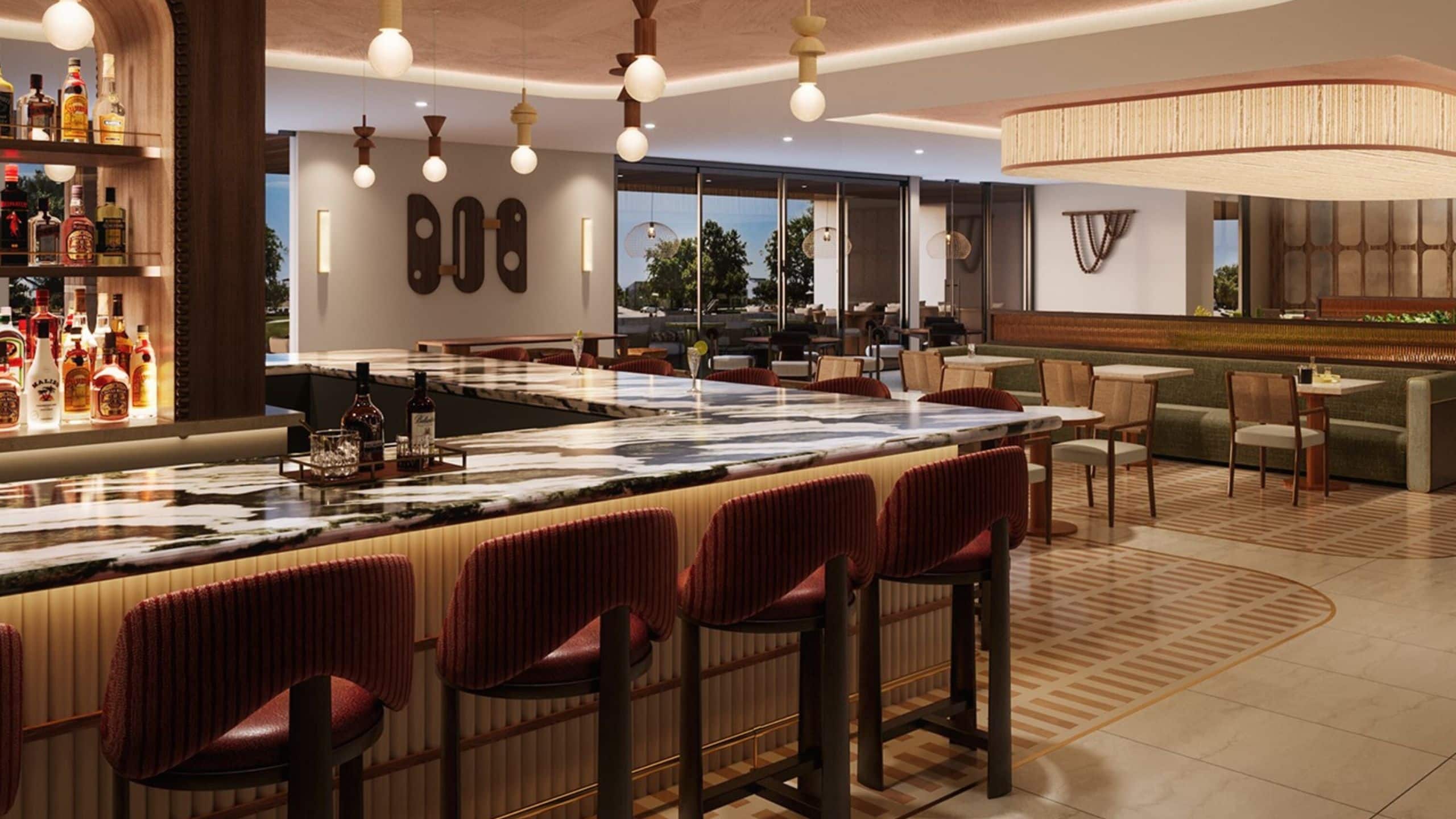 Hotel Solaya Restaurant and Bar Seating