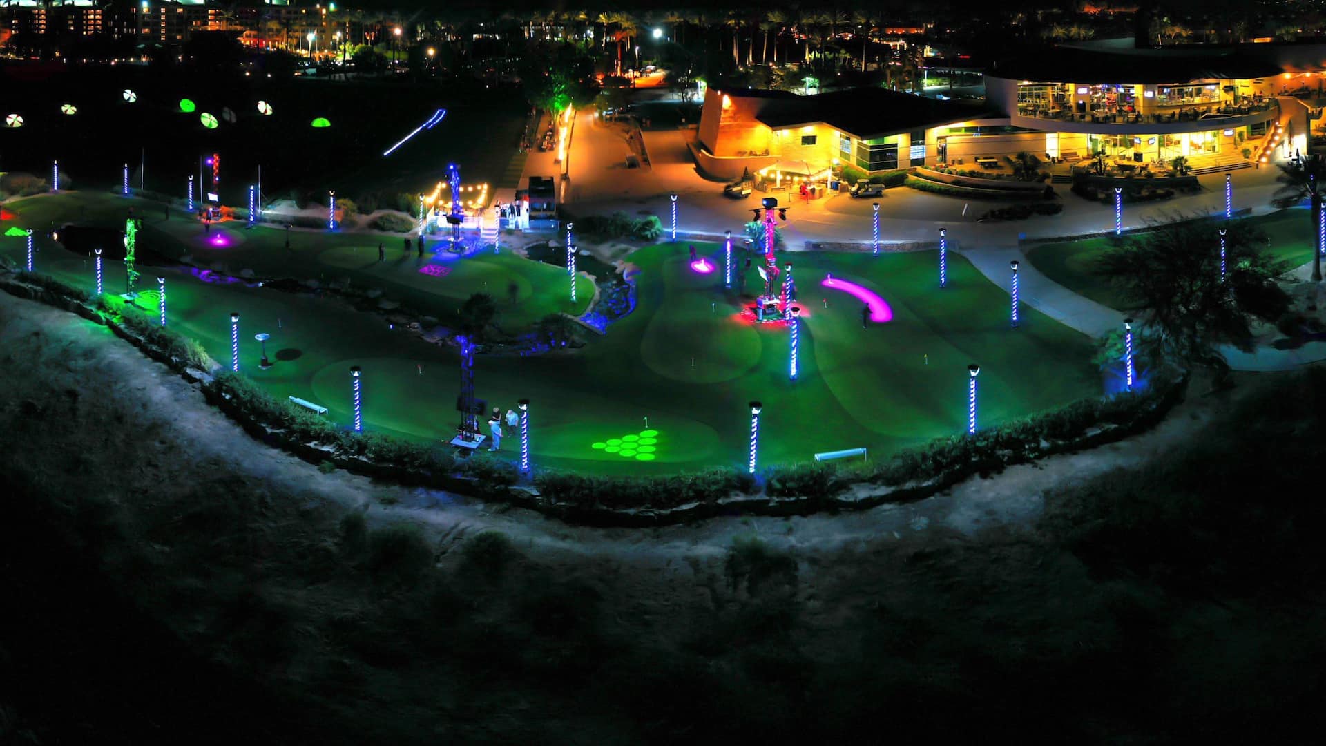 Grand Hyatt Indian Wells Resort & Villas Golf Shots In The Night