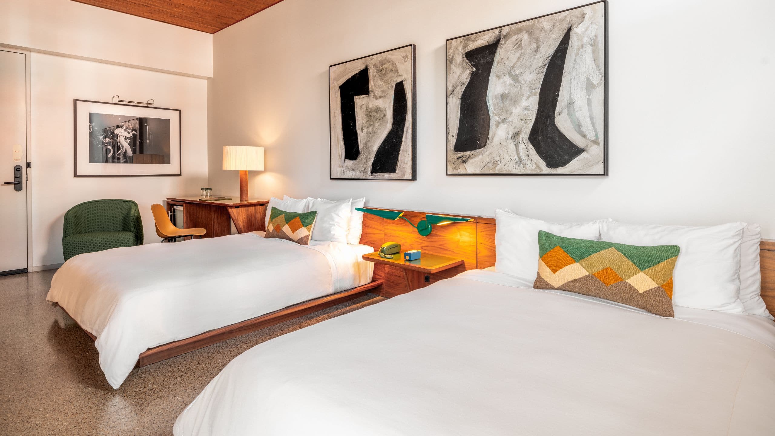 2 of 5 Hotel Magdalena, Bunkhouse Hotels Double Queen Accessible Beds Seating Area