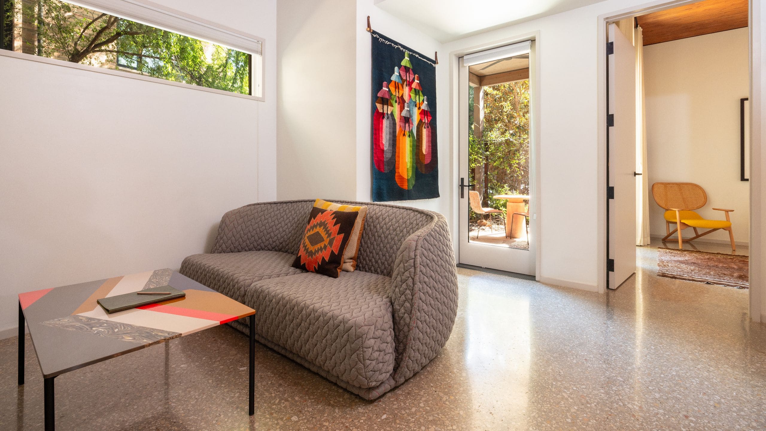 3 of 4 Hotel Magdalena, Bunkhouse Hotels King Suite With Patio Accessible Seating Area